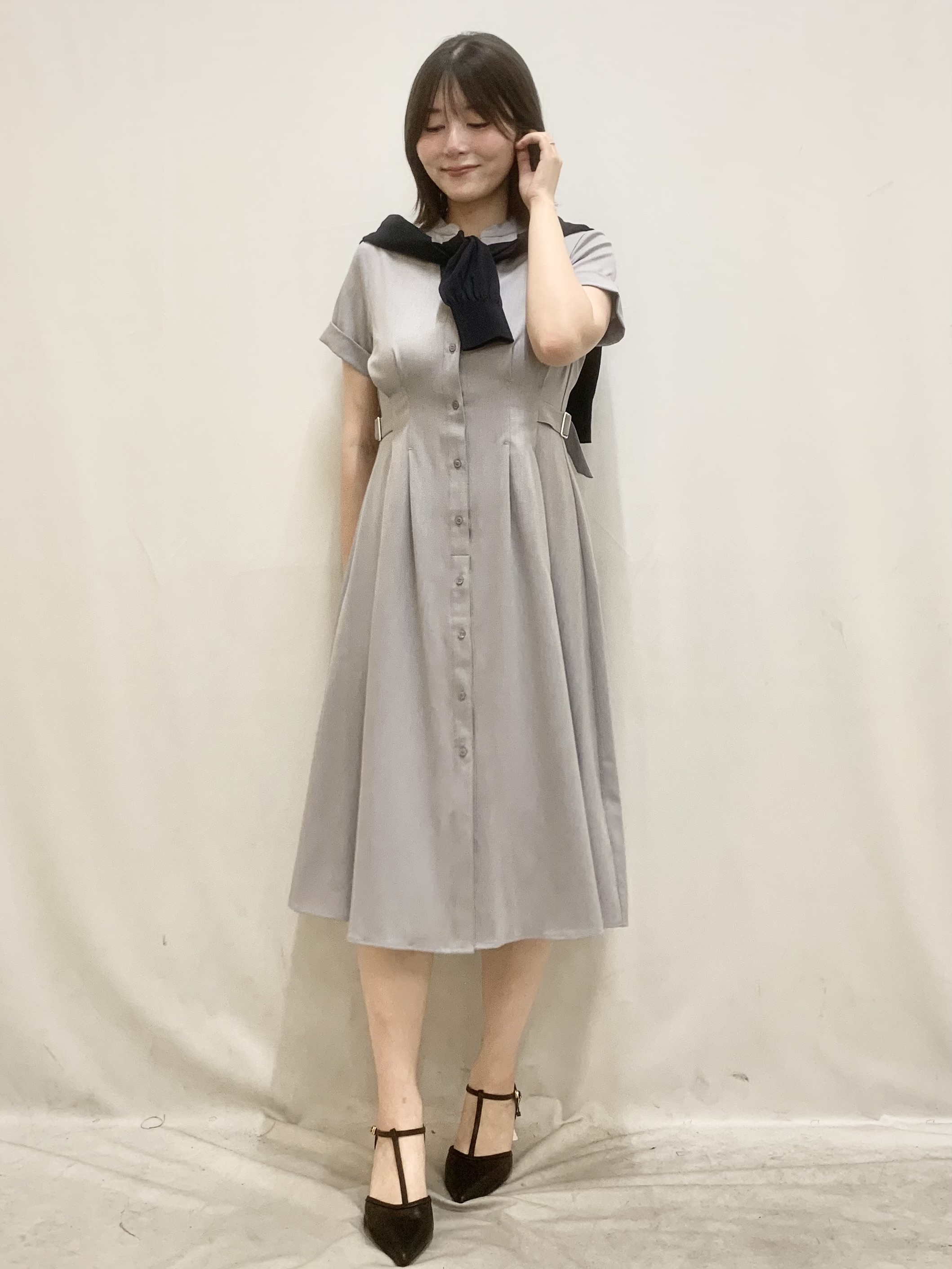 kasumiさんの「index｜【遮熱／UVケア】外気の熱を感じにくい！クルーネックカーディガン《洗濯機OK／抗ピリング／6col》」を使ったコーディネート