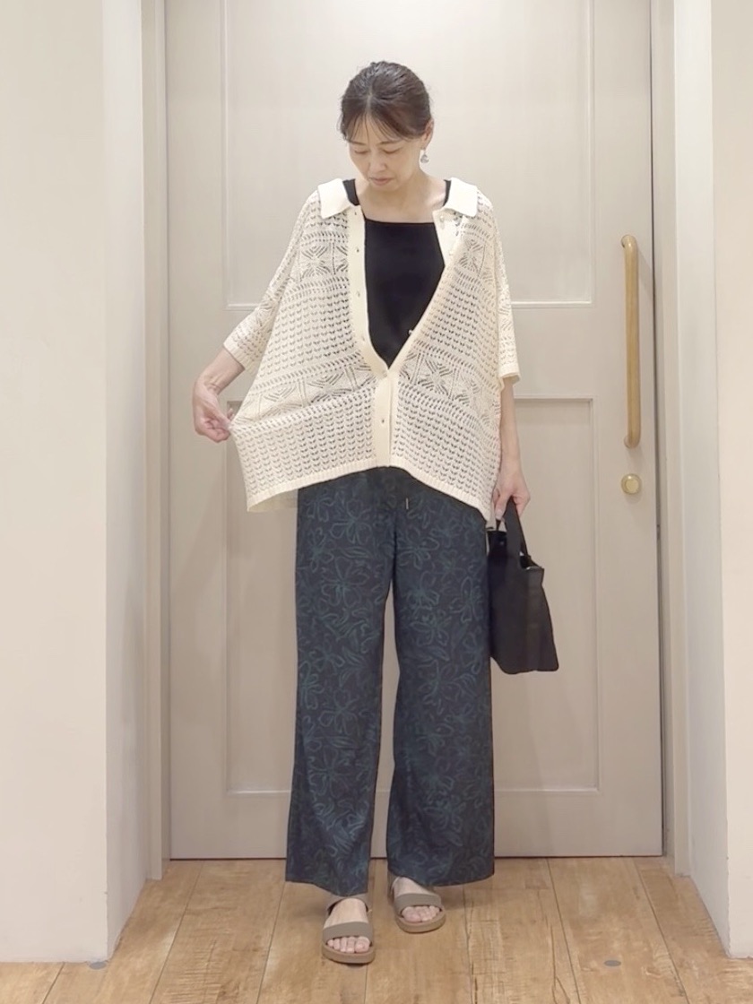 tamuさんの「SHOO･LA･RUE｜レースニットカーディガン」を使ったコーディネート