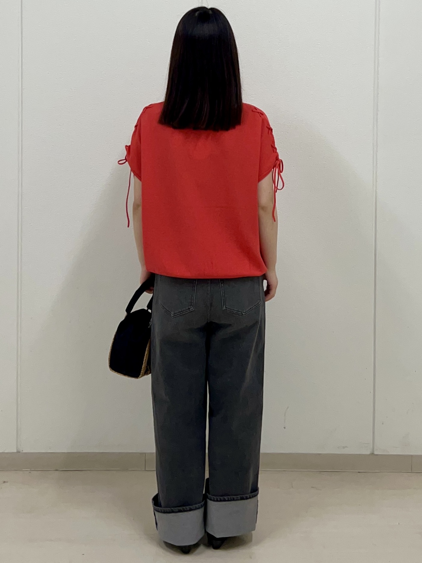 ゆうさんの「Reflect｜レースアップスリーブデザインニット」を使ったコーディネート