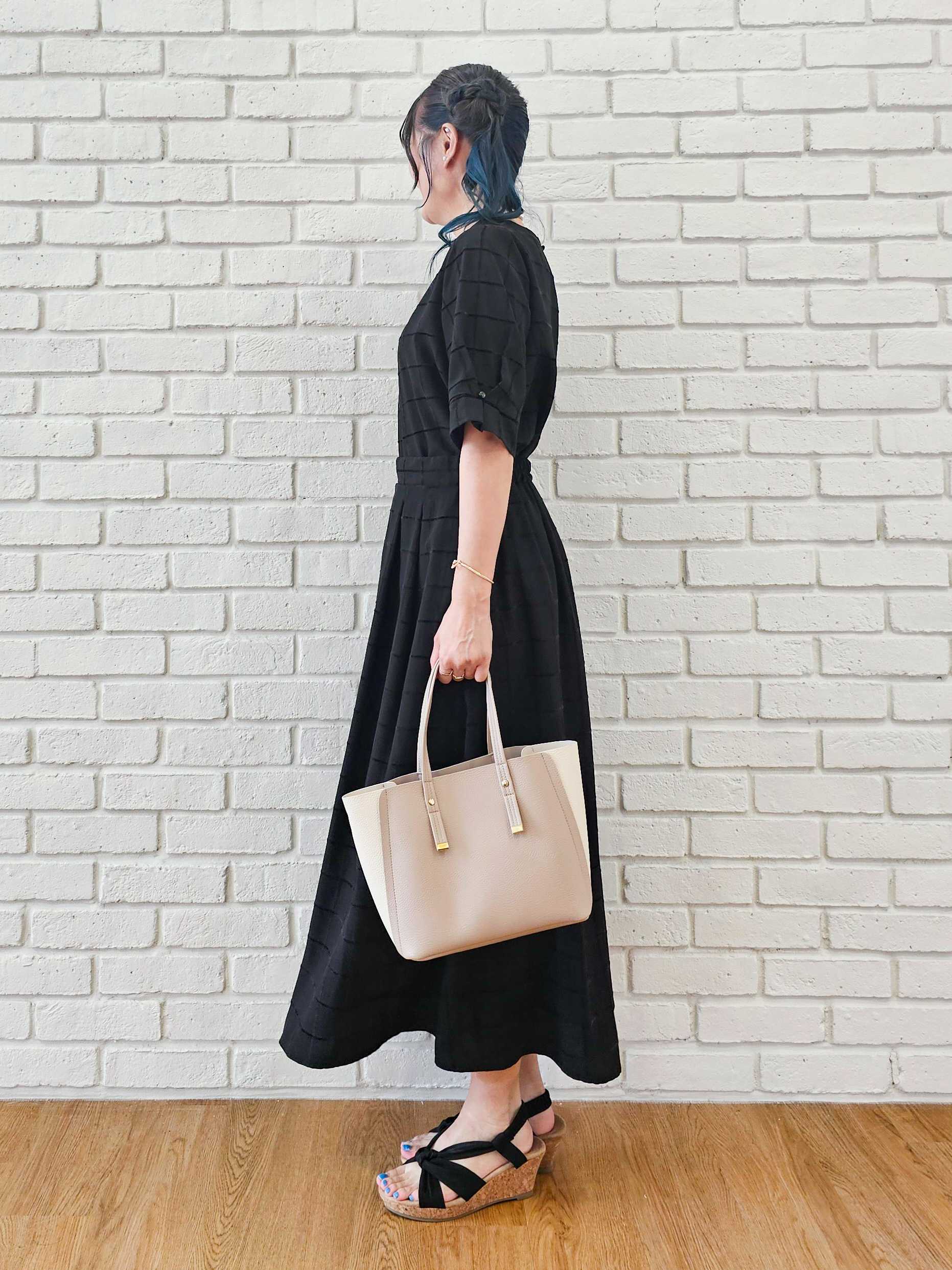 ゆゆさんの「SHOO･LA･RUE｜ねじりまが～るサンダル」を使ったコーディネート