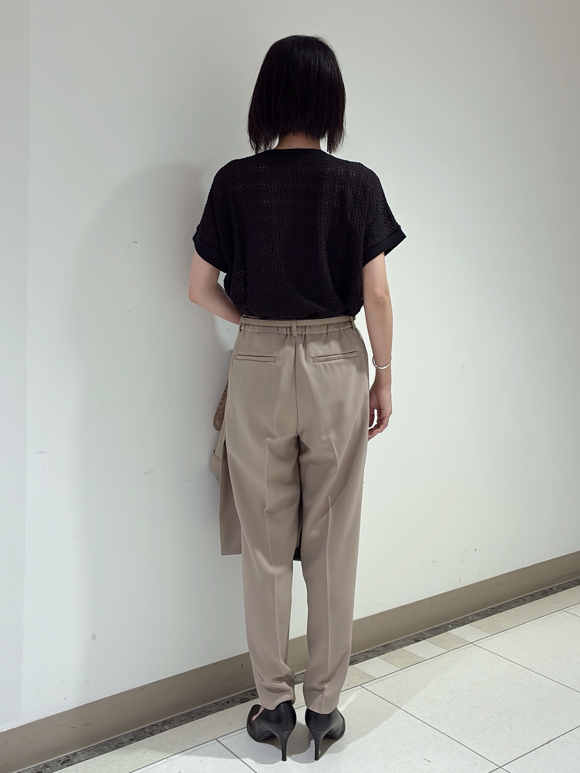 環さんの「UNTITLED｜【新色追加/セットアップ可】エアリー ダブルブレストジャケット」を使ったコーディネート