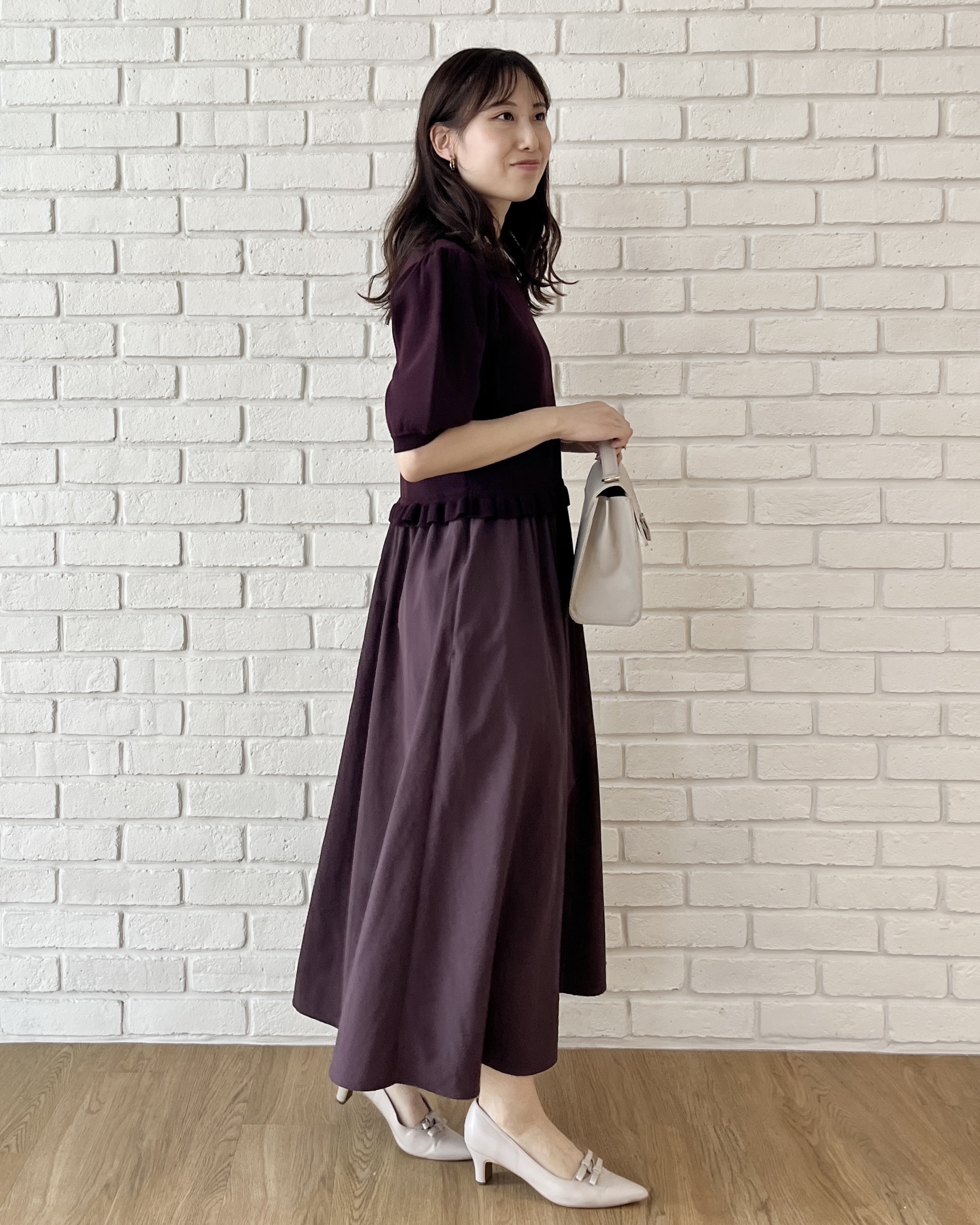 はばさんの「Couture brooch｜ダブルリボンパンプス」を使ったコーディネート