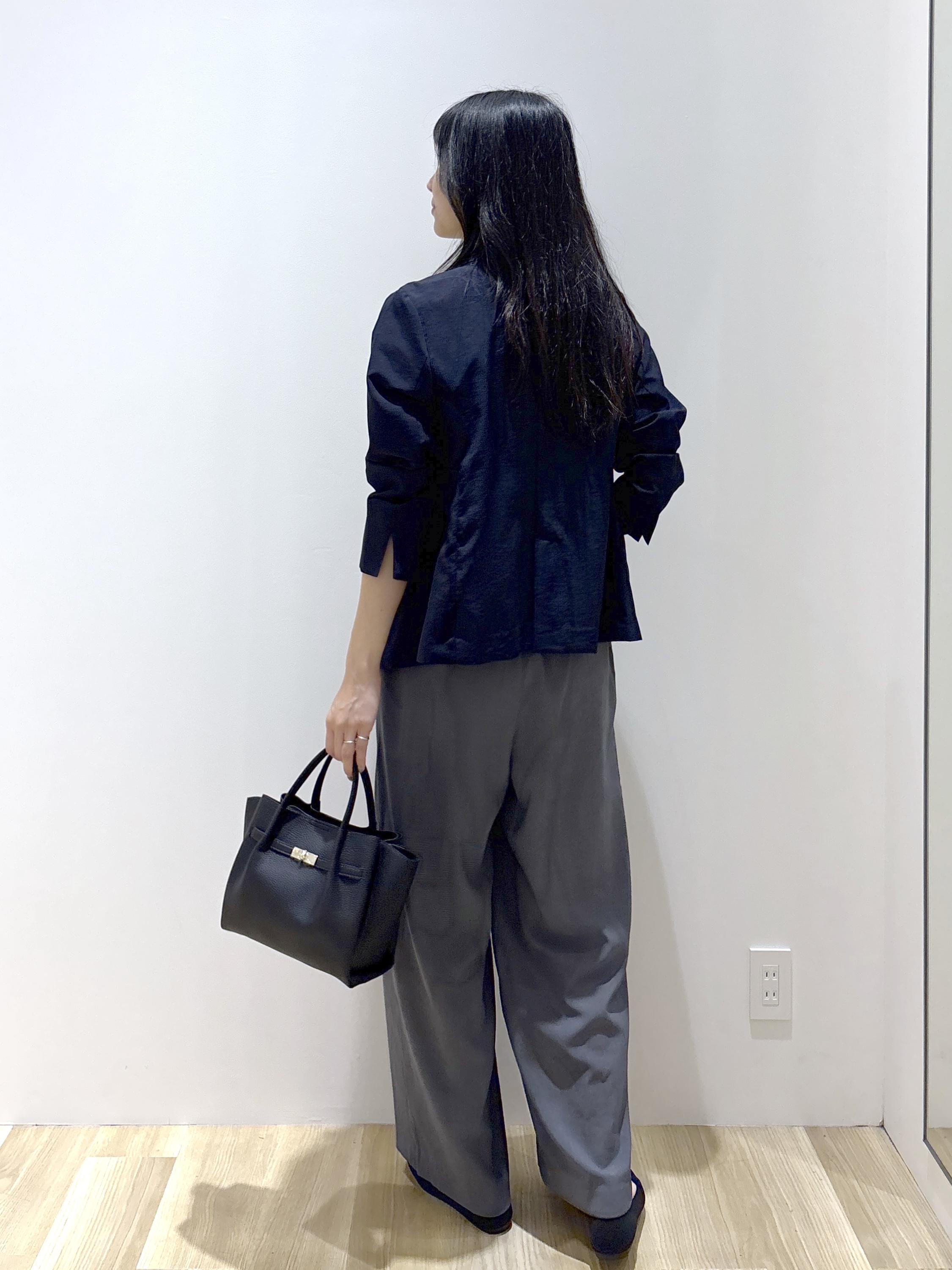 sachikoさんの「OPAQUE.CLIP｜《再入荷》ダブルブレストテーラードジャケット【接触冷感／吸水速乾／イージーアイロン／防シワ／洗濯機O」を使ったコーディネート