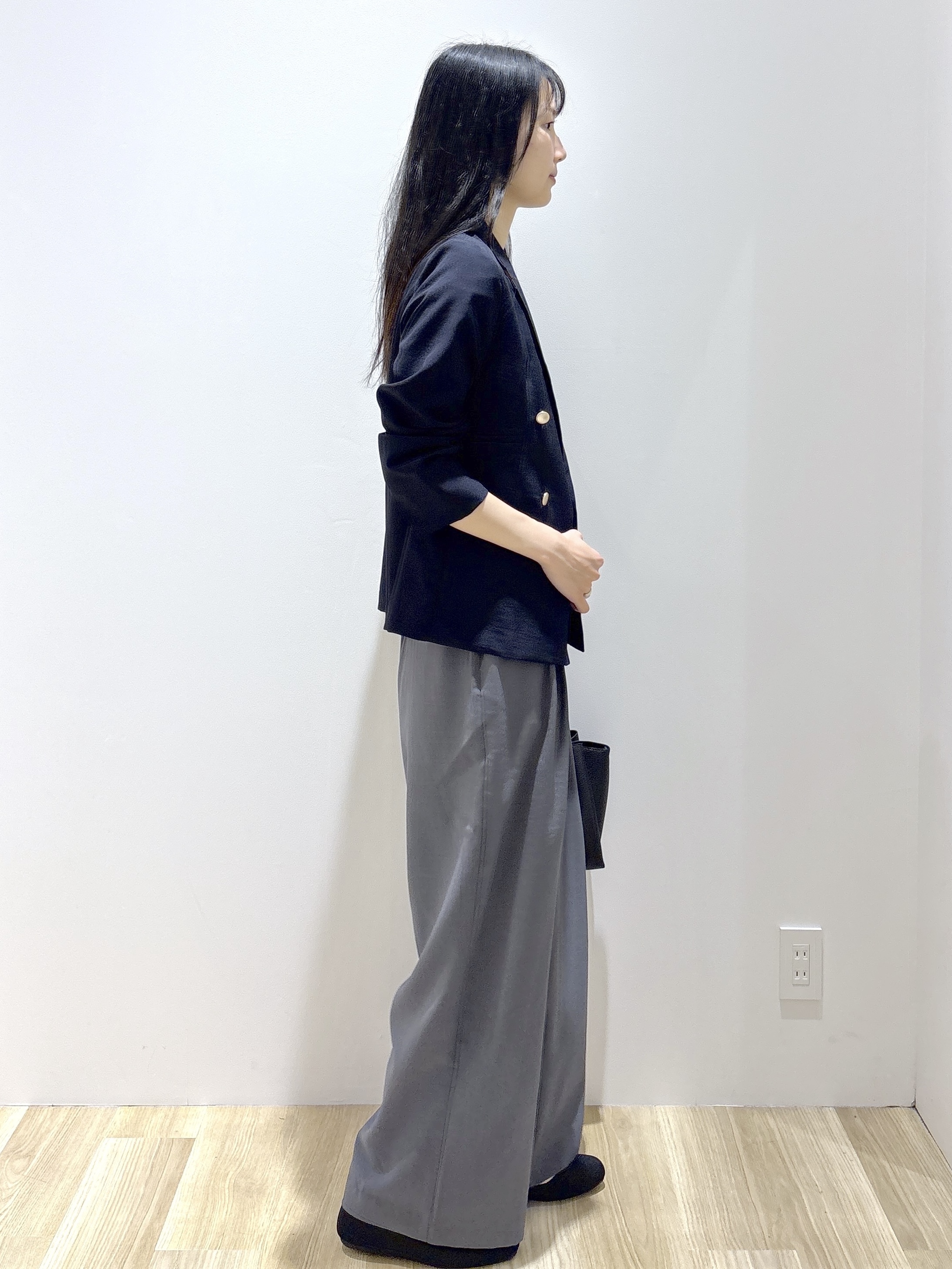 sachikoさんの「OPAQUE.CLIP｜《再入荷》ダブルブレストテーラードジャケット【接触冷感／吸水速乾／イージーアイロン／防シワ／洗濯機O」を使ったコーディネート