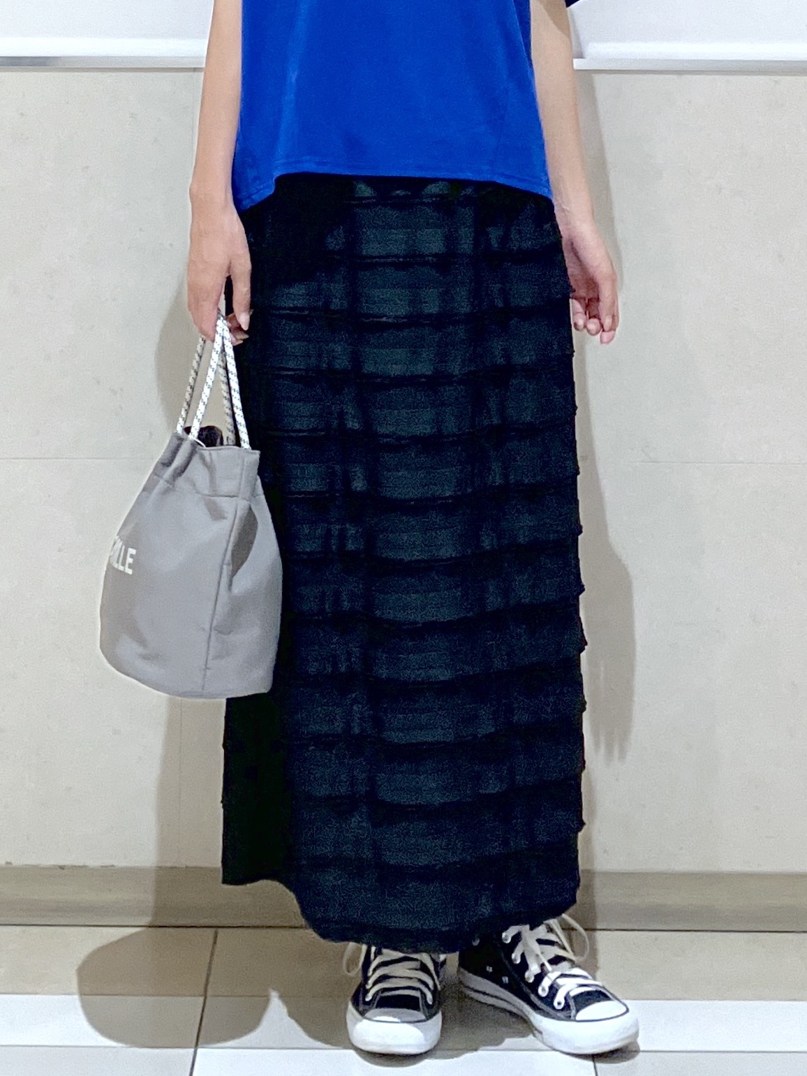 eriko さんの「Dessin｜【汗シミ防止/UVカット】ドルマンスリーブ プルオーバー」を使ったコーディネート