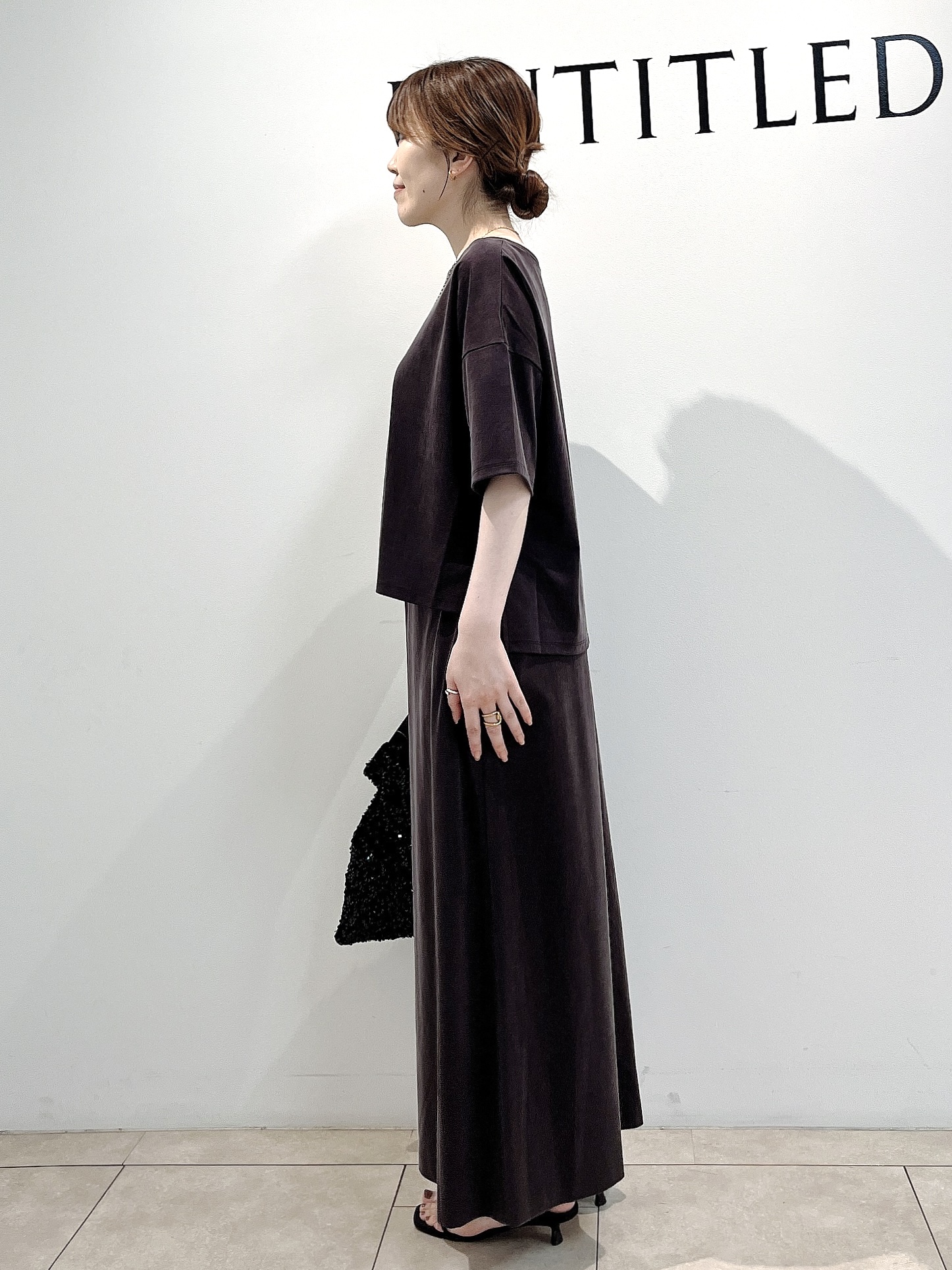 hayaさんの「UNTITLED｜【セットアップ可/接触冷感】ヴィンテージライクプルオーバー」を使ったコーディネート