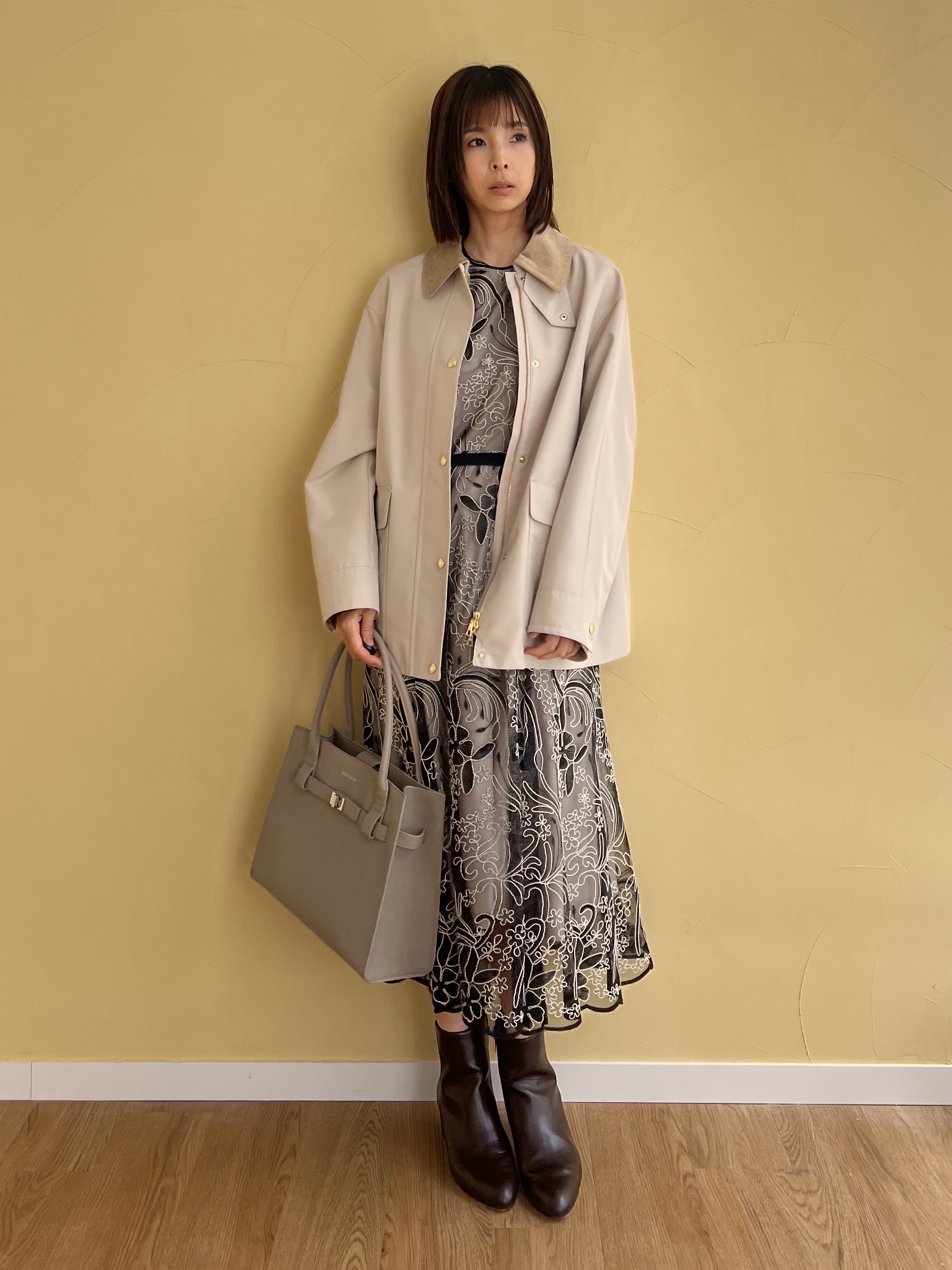 misaさんの「DRESSTERIOR｜シアーコードレース ドレス」を使ったコーディネート