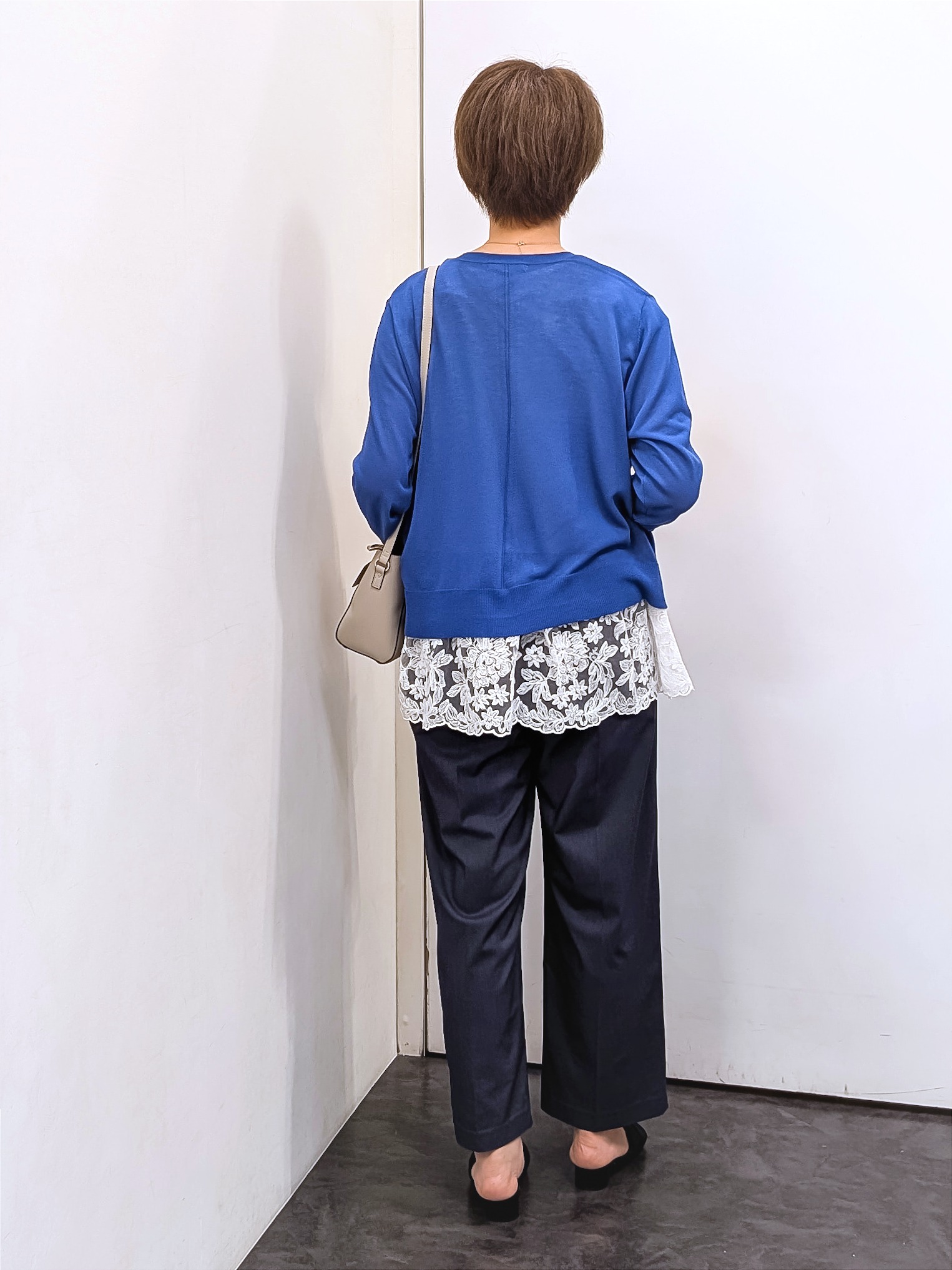 やまちゃんさんの「grove｜高評価！【接触冷感／UVカットetc】ベーシックショートカーディガン」を使ったコーディネート