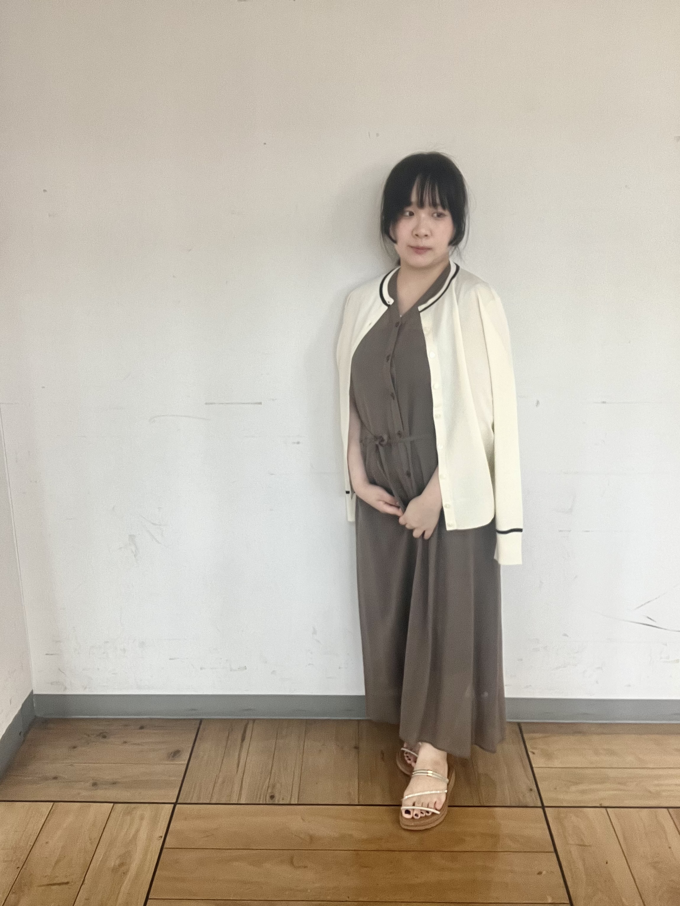 Mizukiさんの「UNTITLED｜【アンサンブル可能】コンパクトニットカーディガン」を使ったコーディネート