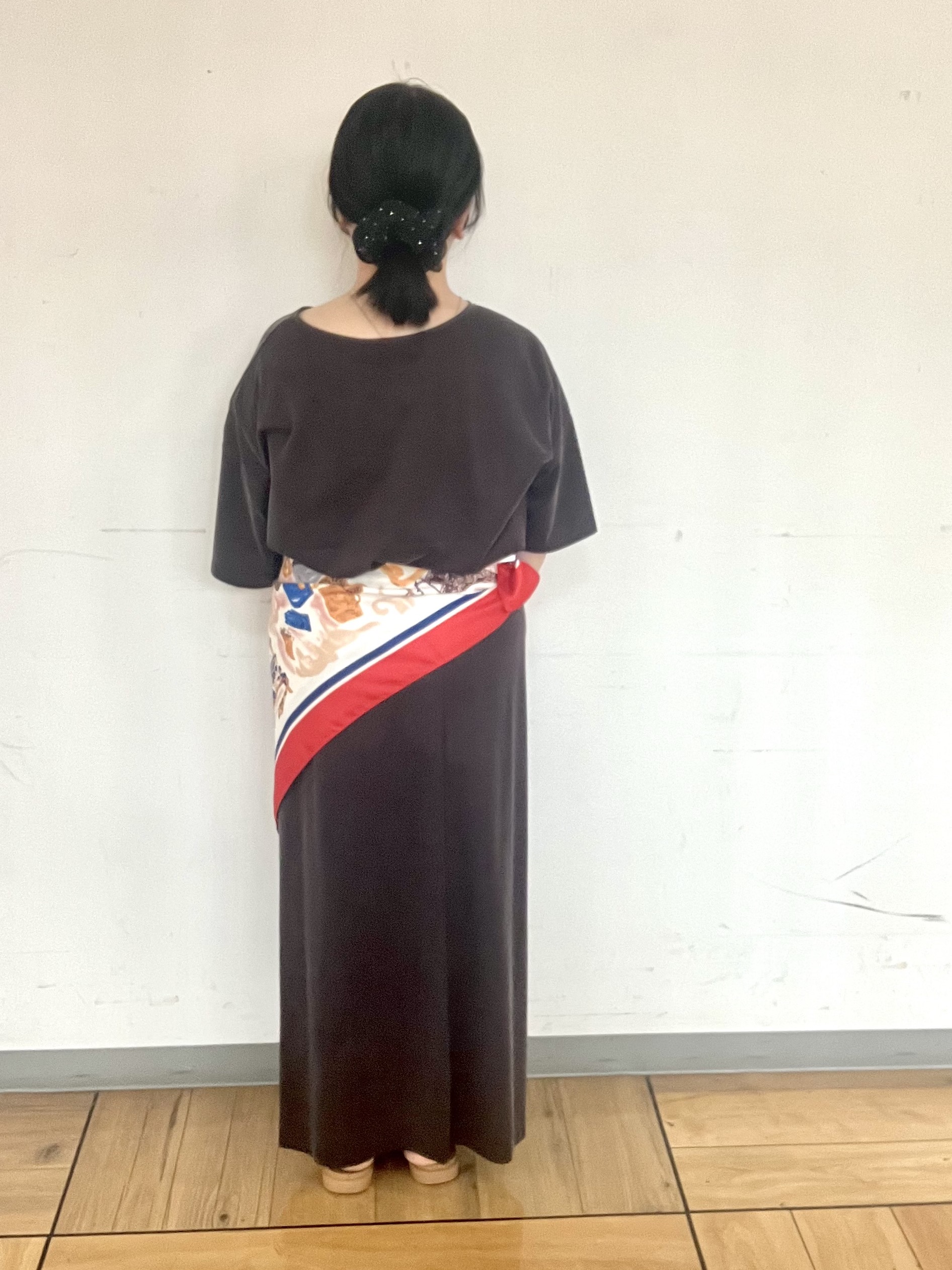 Mizukiさんの「UNTITLED｜【セットアップ可/接触冷感】ヴィンテージライクプルオーバー」を使ったコーディネート