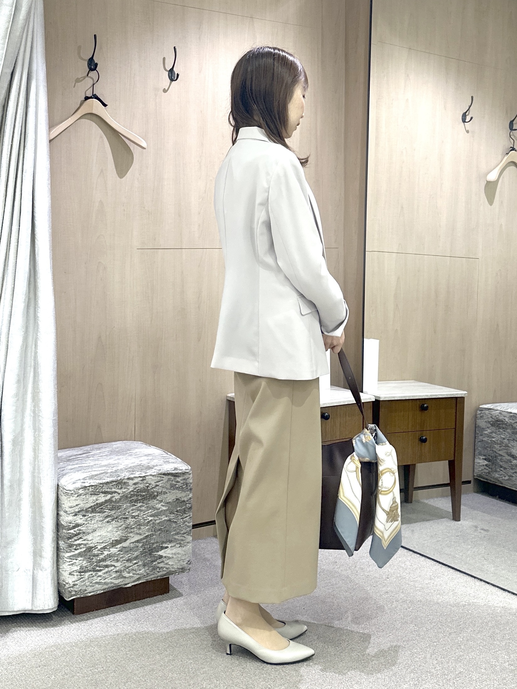 Miwaさんの「UNTITLED｜ヴィンテージドットブラウス」を使ったコーディネート