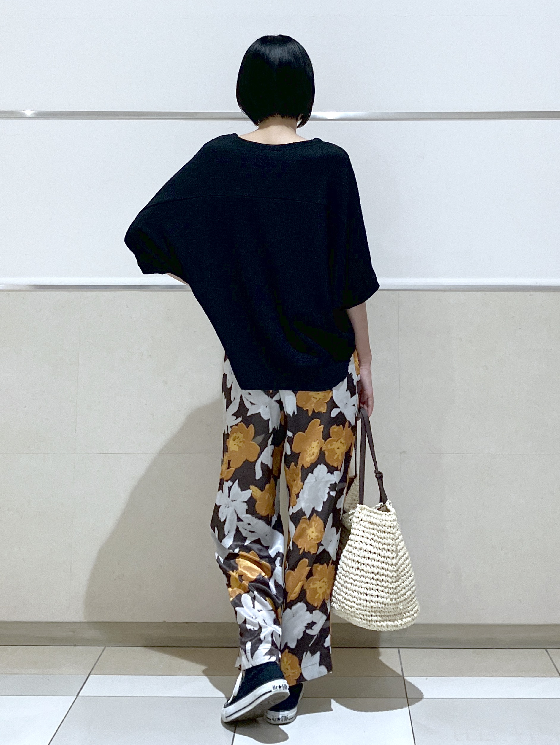 eriko さんの「Dessin｜シュリンクジャージ カットソー」を使ったコーディネート