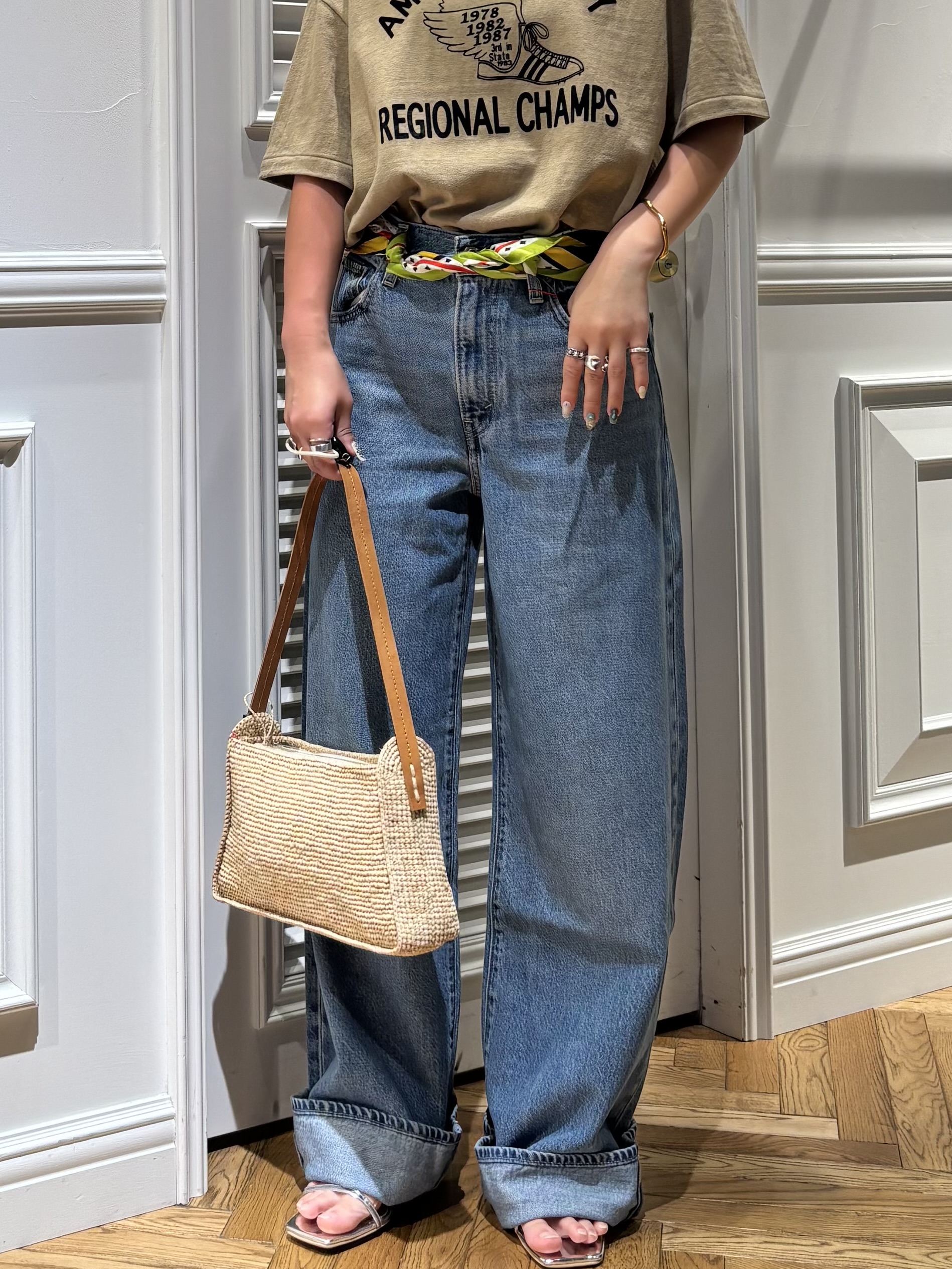 Mgmさんの「DRESSTERIOR｜◆Americana（アメリカーナ）Tシャツ」を使ったコーディネート