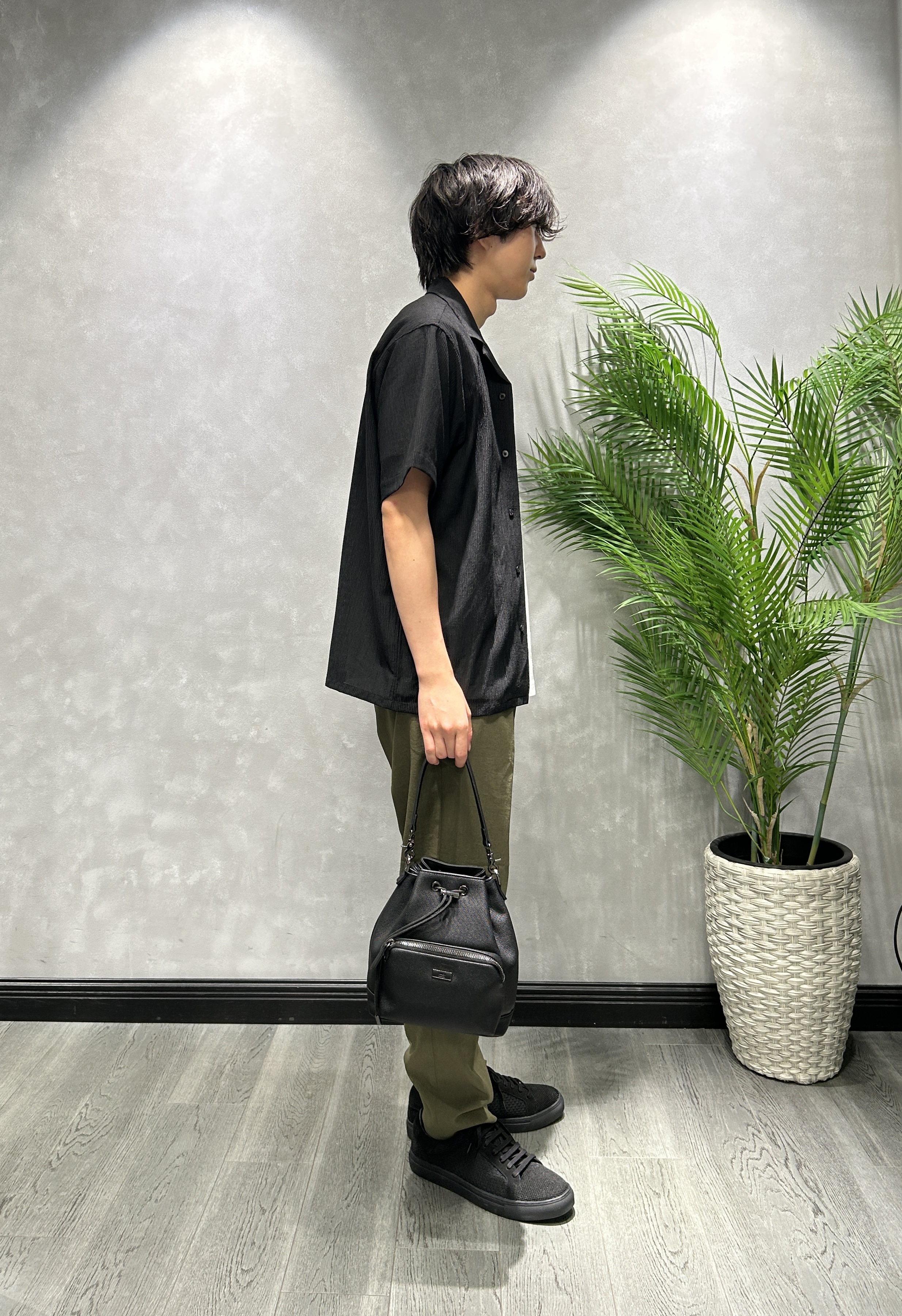 ruiさんの「TAKEO KIKUCHI｜【通気性】トリコットサッカー オープンカラー シャツ」を使ったコーディネート