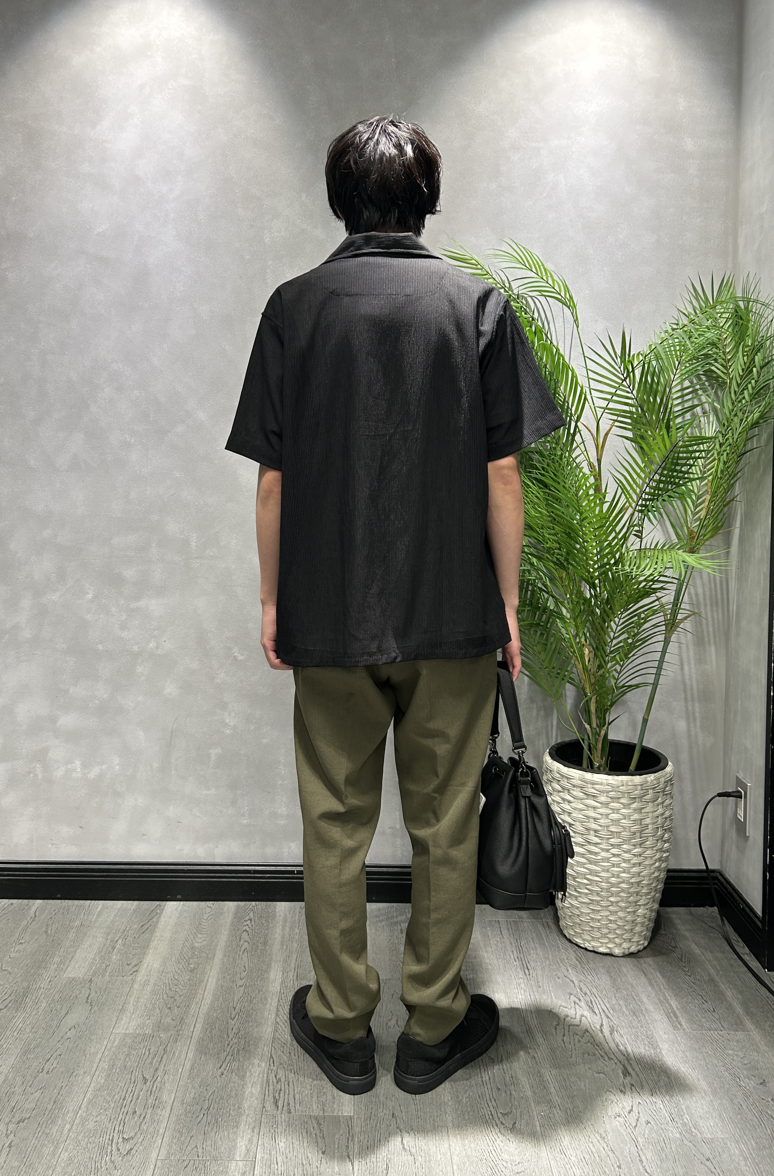 ruiさんの「TAKEO KIKUCHI｜【通気性】トリコットサッカー オープンカラー シャツ」を使ったコーディネート