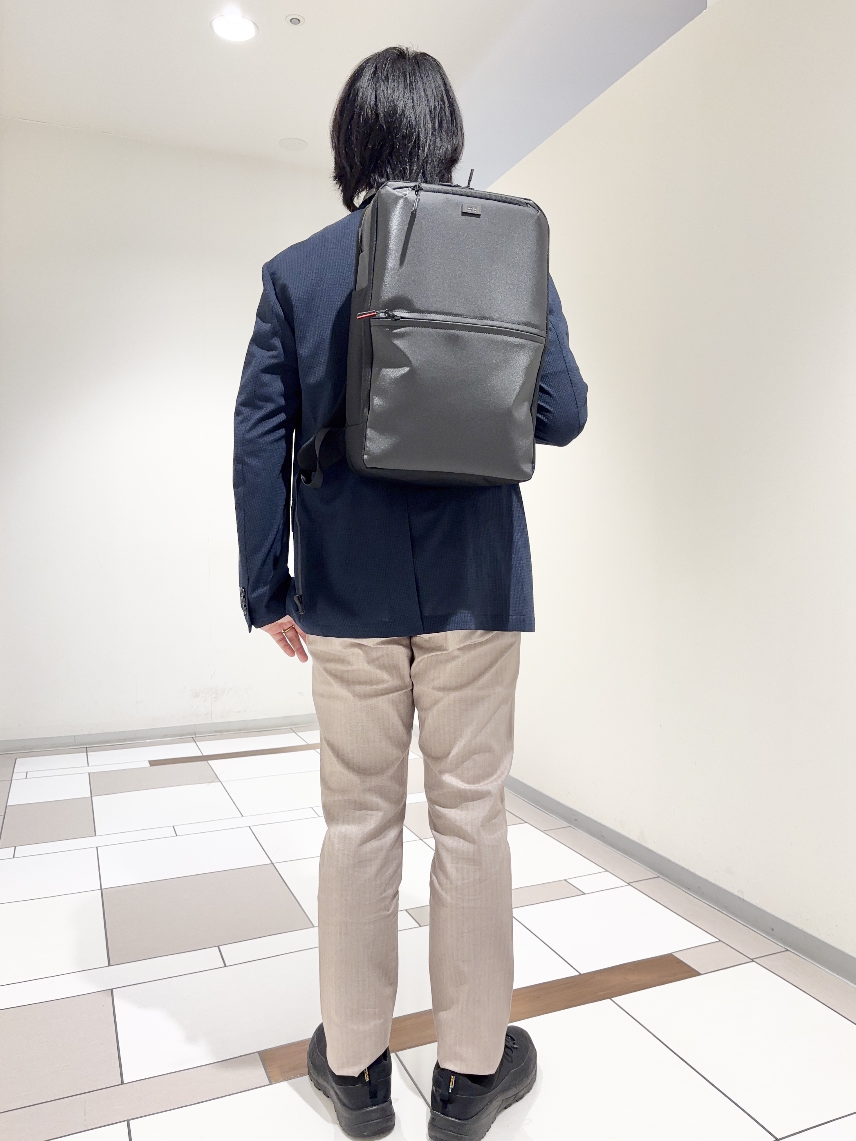 及川さんの「TAKEO KIKUCHI｜【Begin5月号掲載/通気性】トリコットサッカー ジャケット」を使ったコーディネート