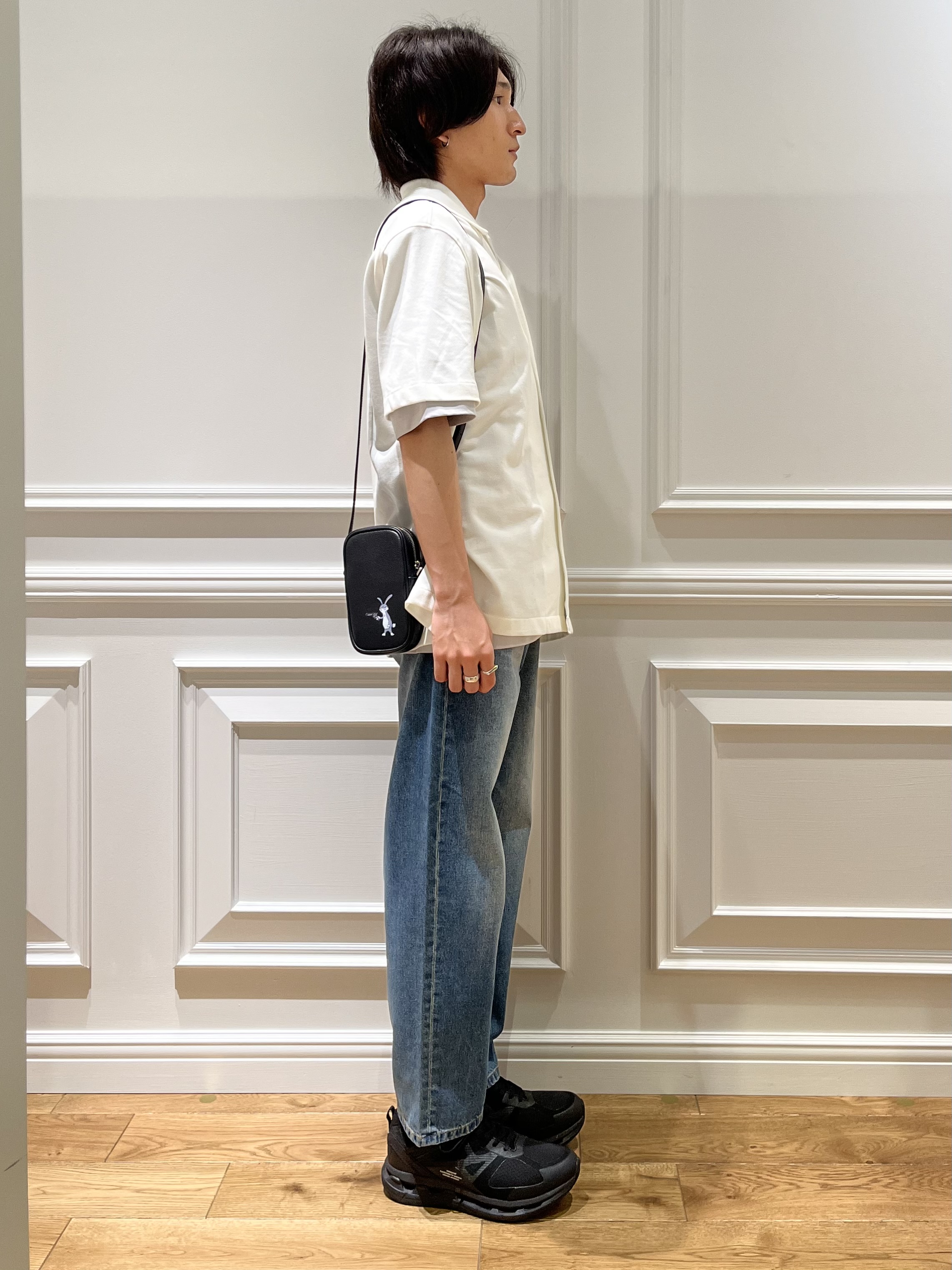 Watanabeさんの「DRESSTERIOR｜LACOSTE（ラコステ）WOVEN SHIRT｜Tシャツ」を使ったコーディネート