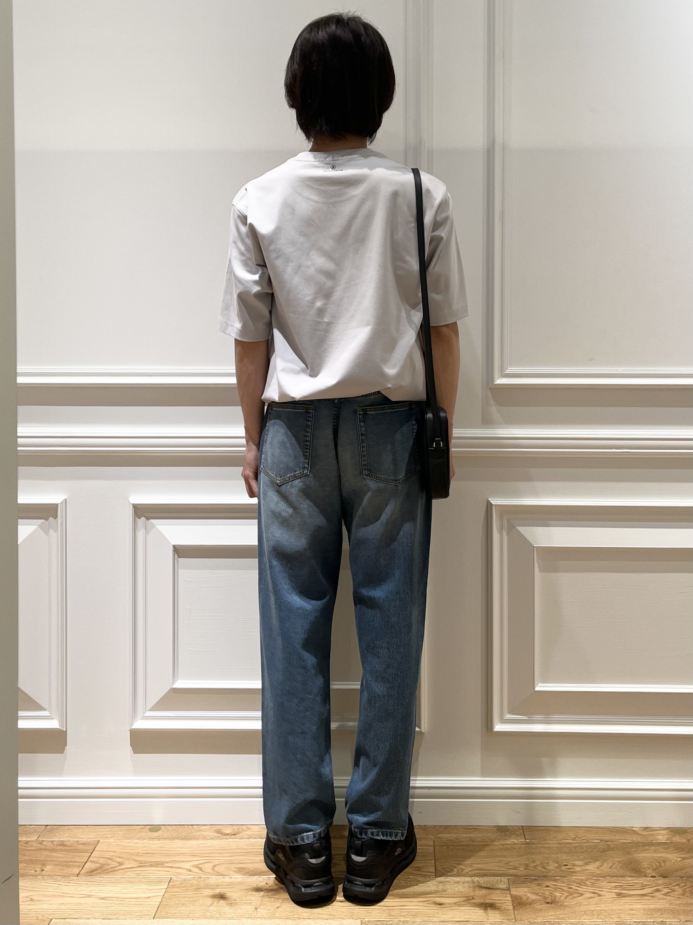 Watanabeさんの「DRESSTERIOR｜【接触冷感／UVカット／抗菌防臭／しわ防止】クールデオドラント ピストルベアーTシャツ」を使ったコーディネート