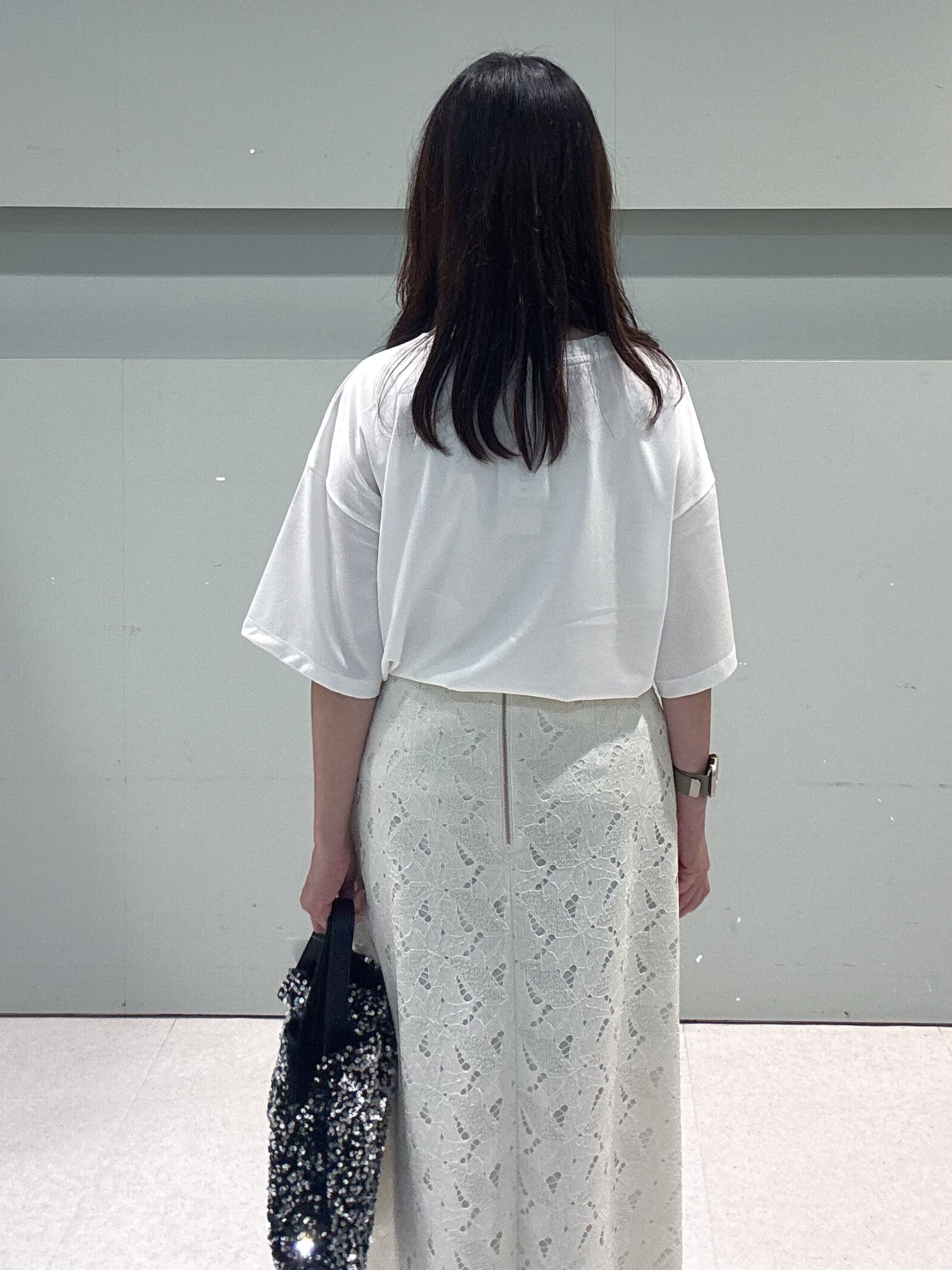 makiさんの「UNTITLED｜【セットアップ可】リーフレースロングスカート」を使ったコーディネート