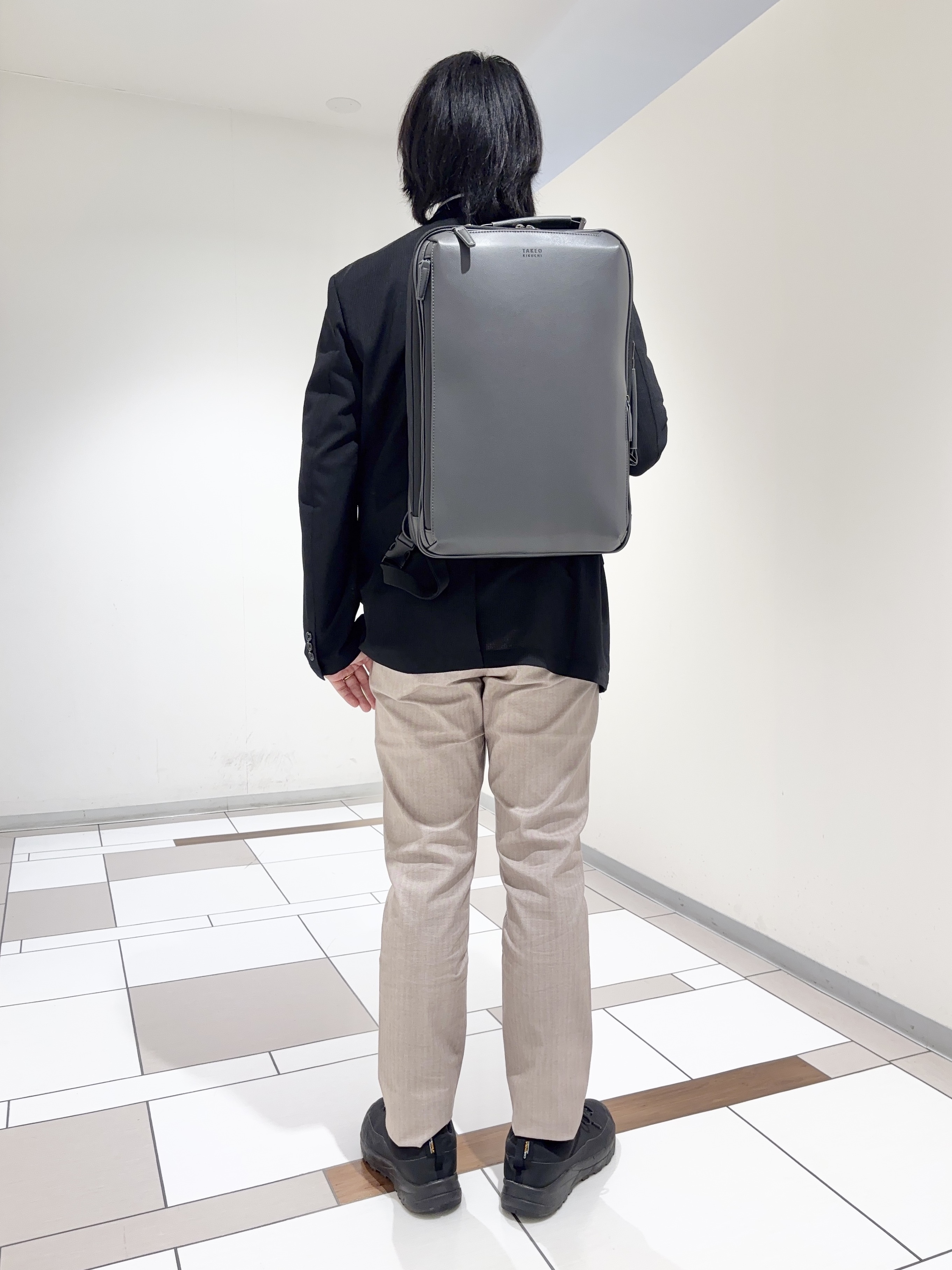 及川さんの「TAKEO KIKUCHI｜【Begin5月号掲載/通気性】トリコットサッカー ジャケット」を使ったコーディネート