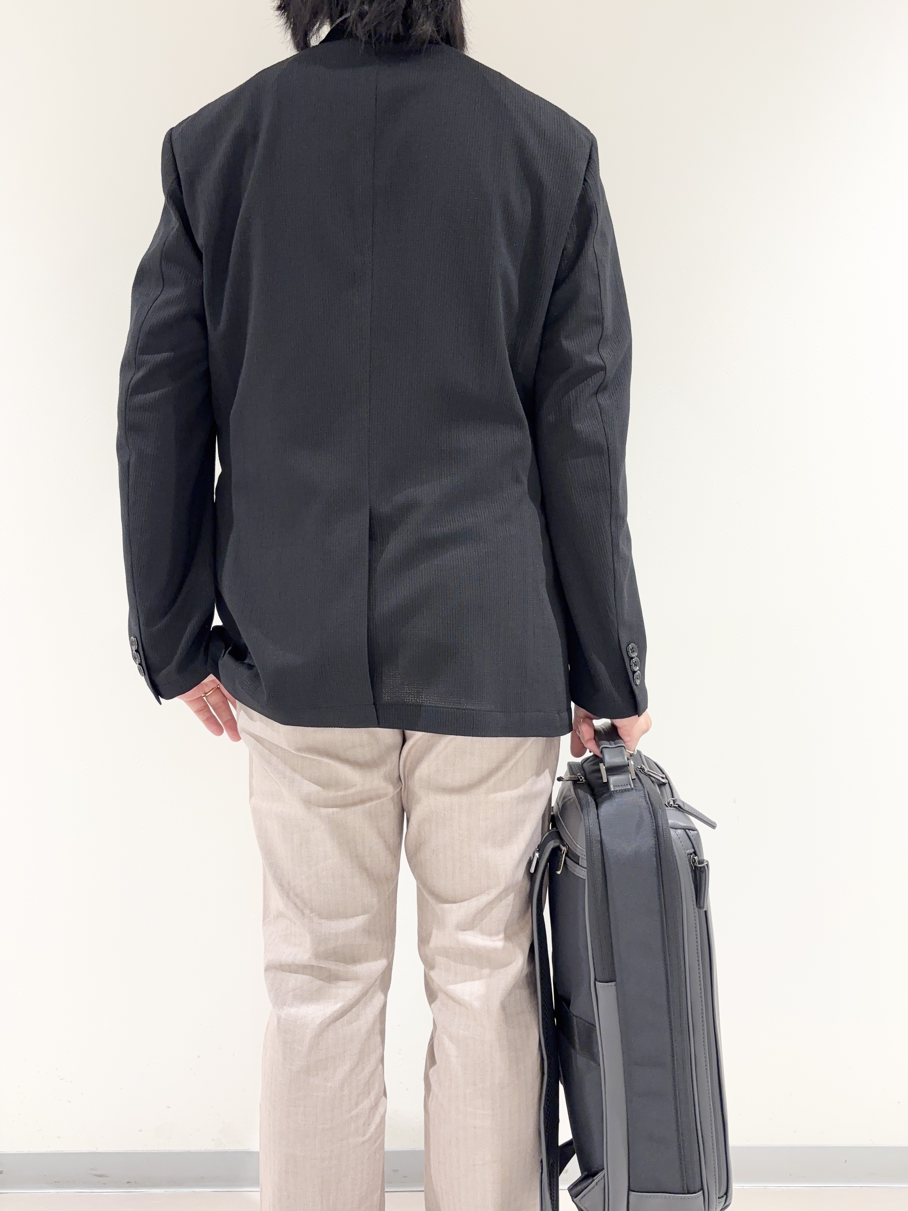及川さんの「TAKEO KIKUCHI｜【Begin5月号掲載/通気性】トリコットサッカー ジャケット」を使ったコーディネート