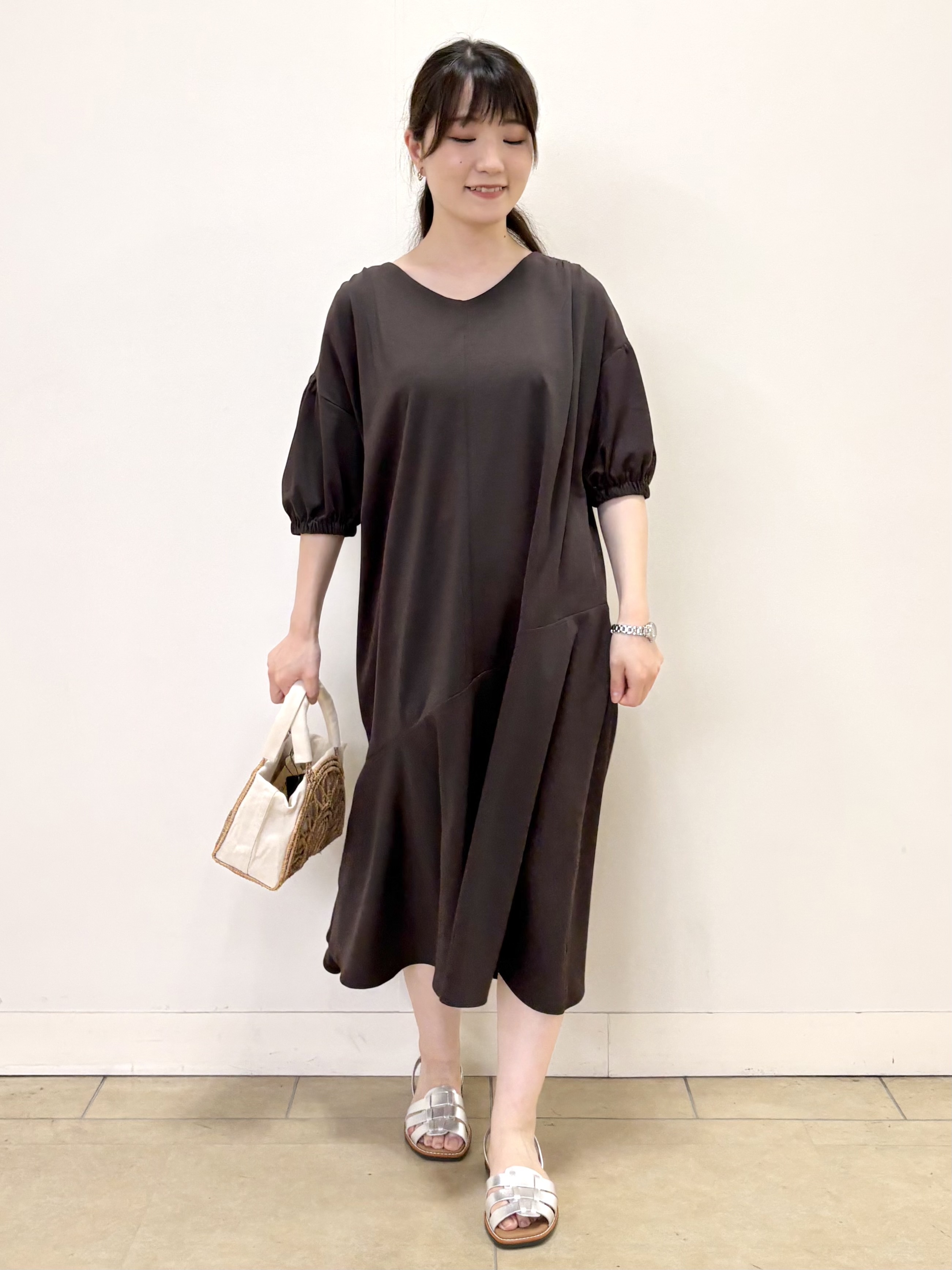 mikiさんの「Reflect｜きれい見えフレアラインワンピース」を使ったコーディネート