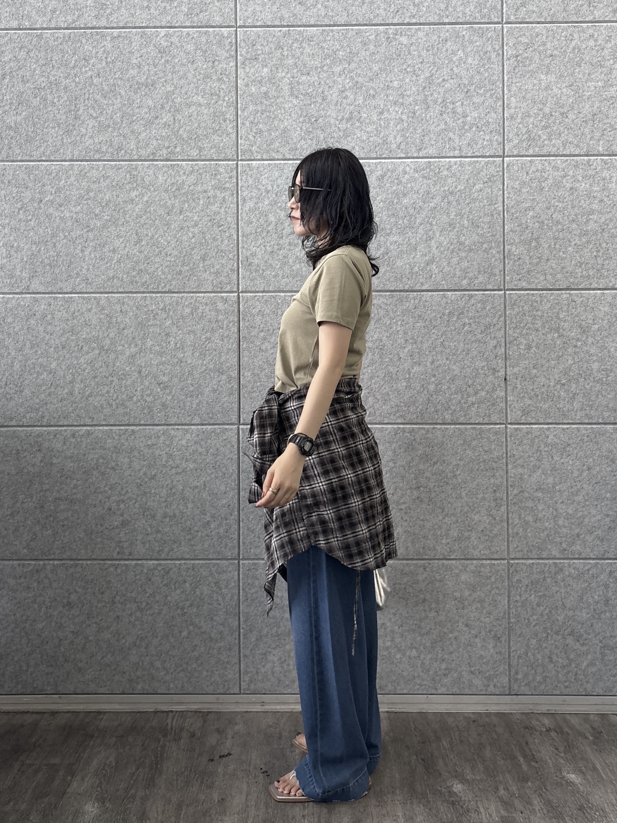 kotakiさんの「INDIVI｜箔プリント コンパクトTシャツ」を使ったコーディネート