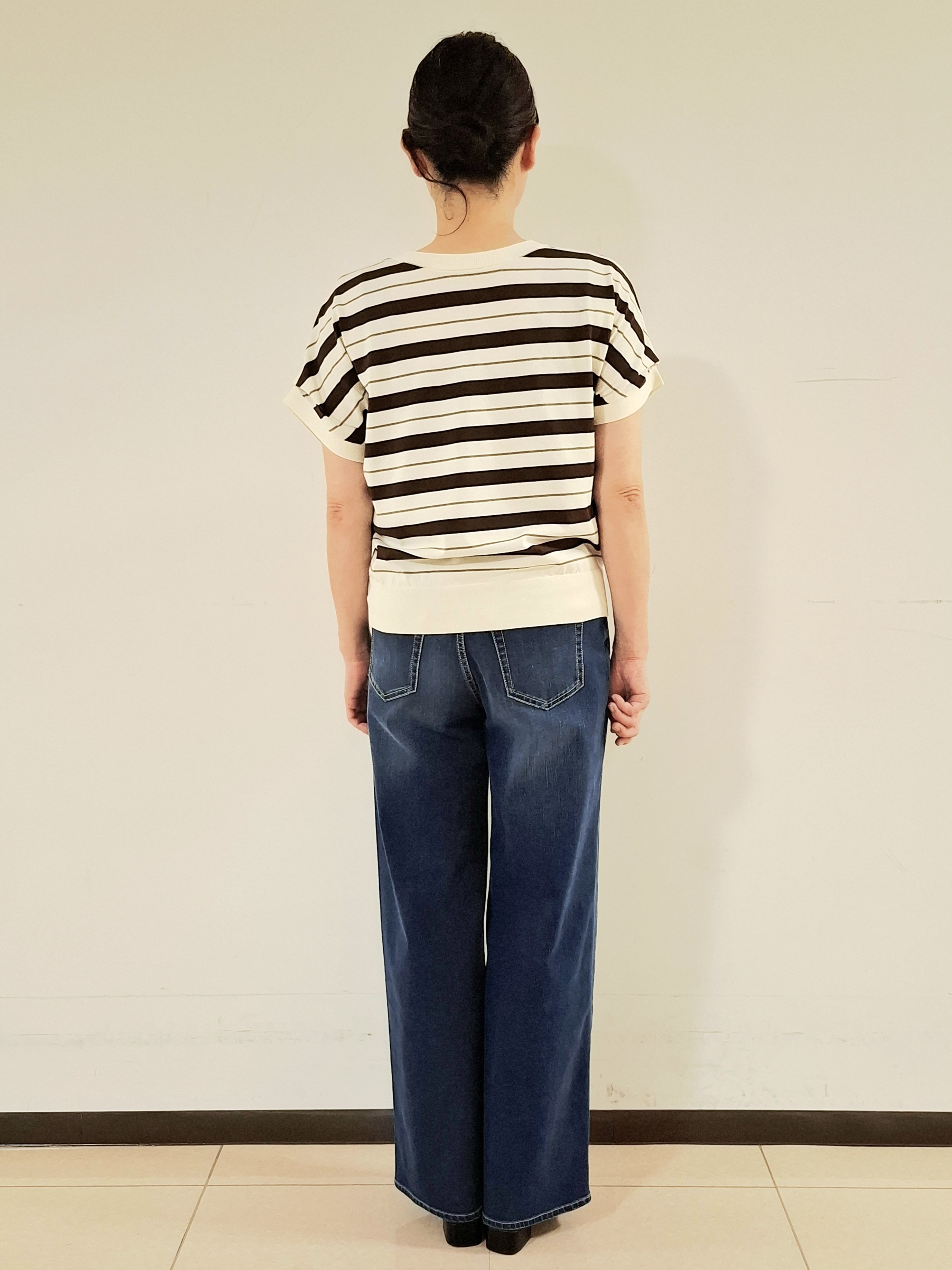 ねぎさんの「UNTITLED｜【肌に張り付かない/前後2WAY】ドライタッチコットンプルオーバー」を使ったコーディネート