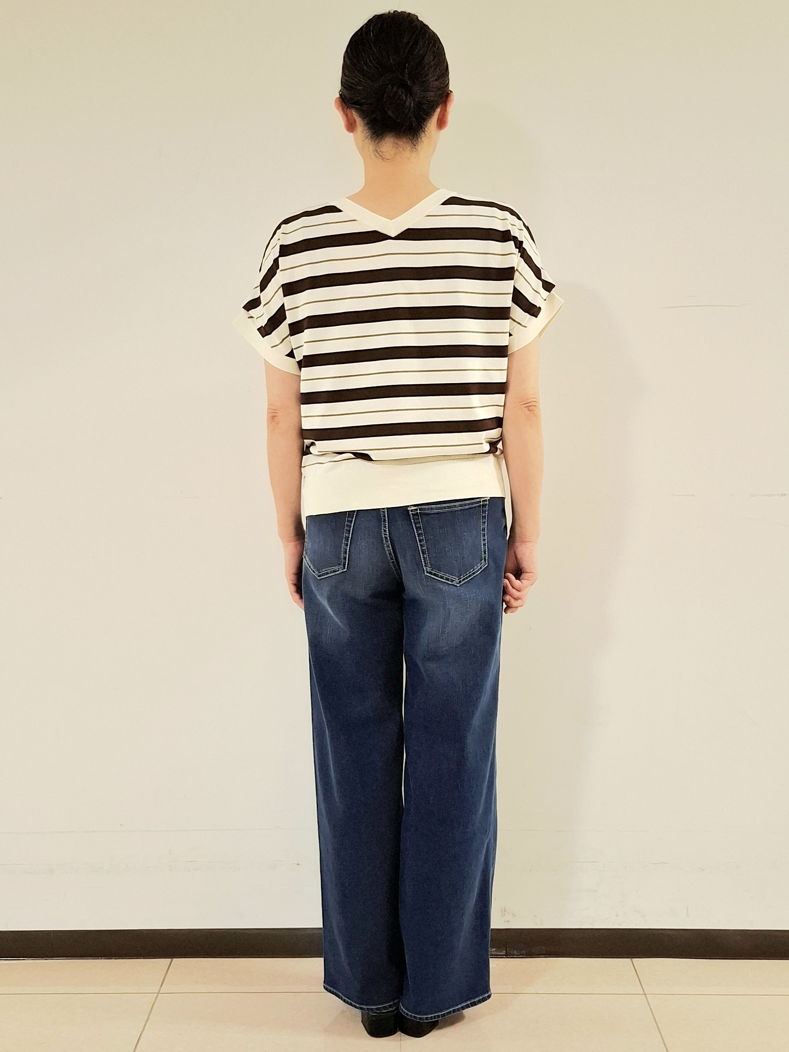 ねぎさんの「UNTITLED｜【肌に張り付かない/前後2WAY】ドライタッチコットンプルオーバー」を使ったコーディネート