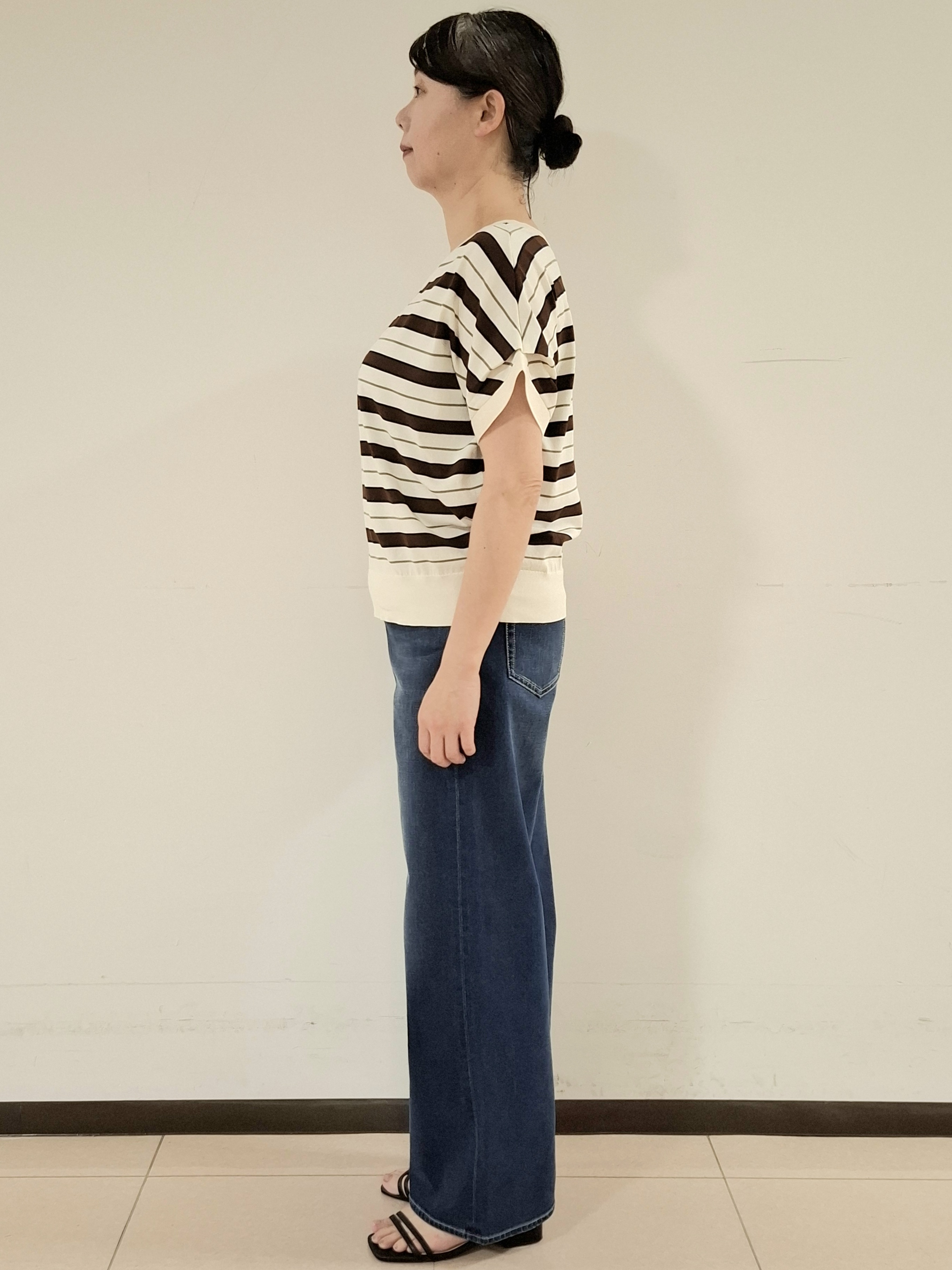 ねぎさんの「UNTITLED｜【肌に張り付かない/前後2WAY】ドライタッチコットンプルオーバー」を使ったコーディネート