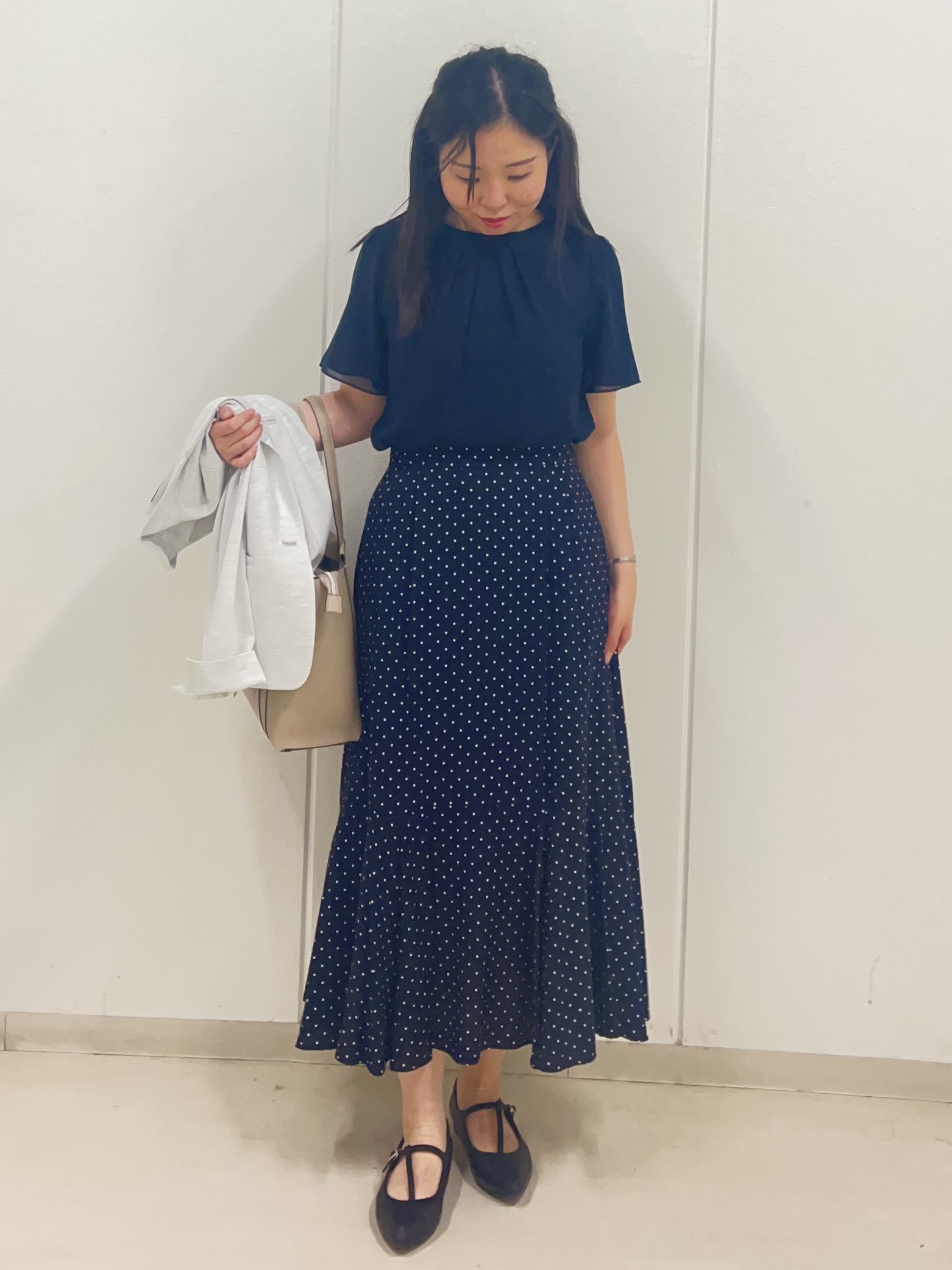 Rihoさんの「Reflect｜【SS-4Lサイズ／UVカット／接触冷感】匠ジャケット／ベーシックテーラード」を使ったコーディネート