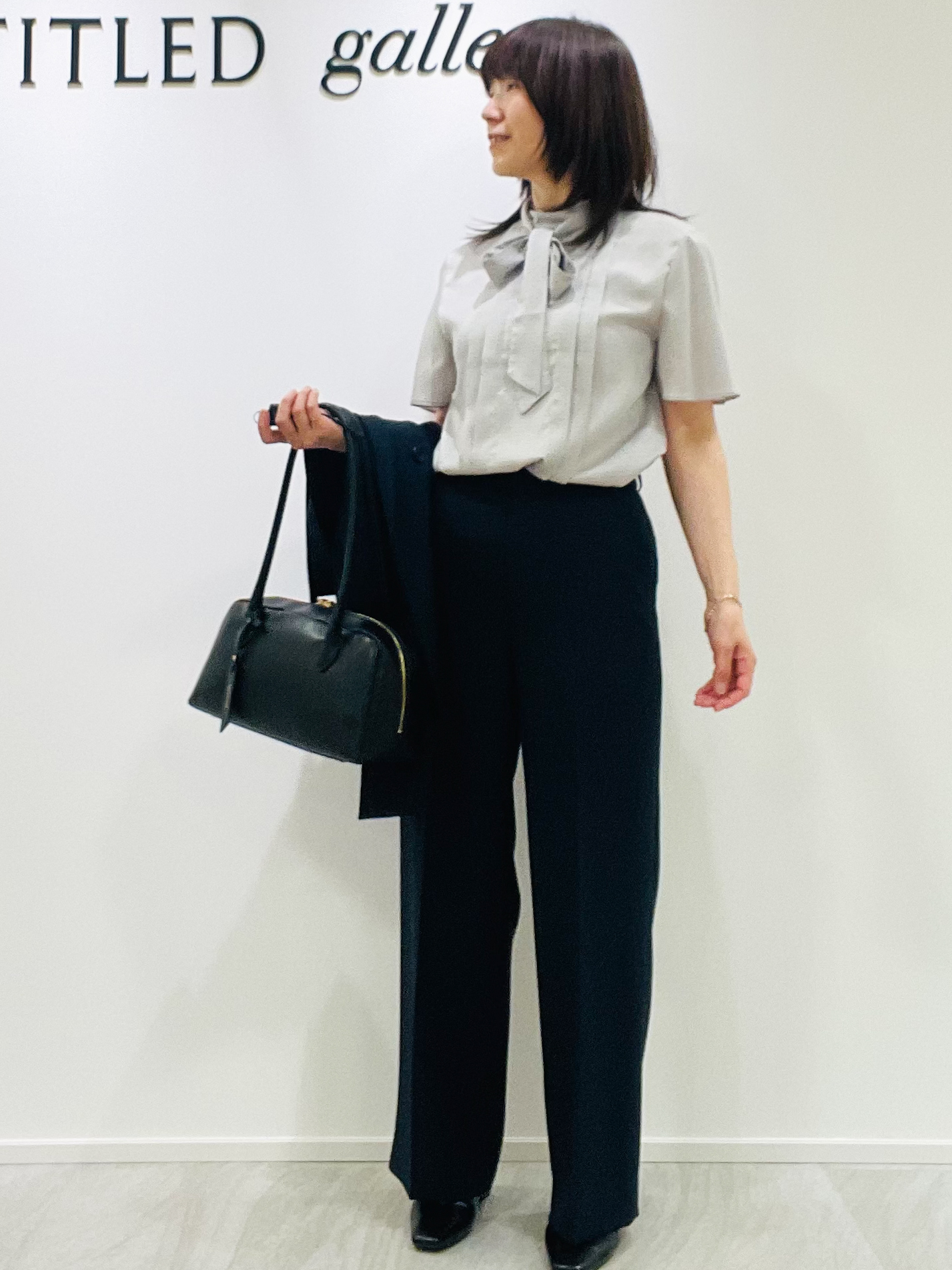 めいさんの「UNTITLED｜ダイヤジオメプリントブラウス」を使ったコーディネート