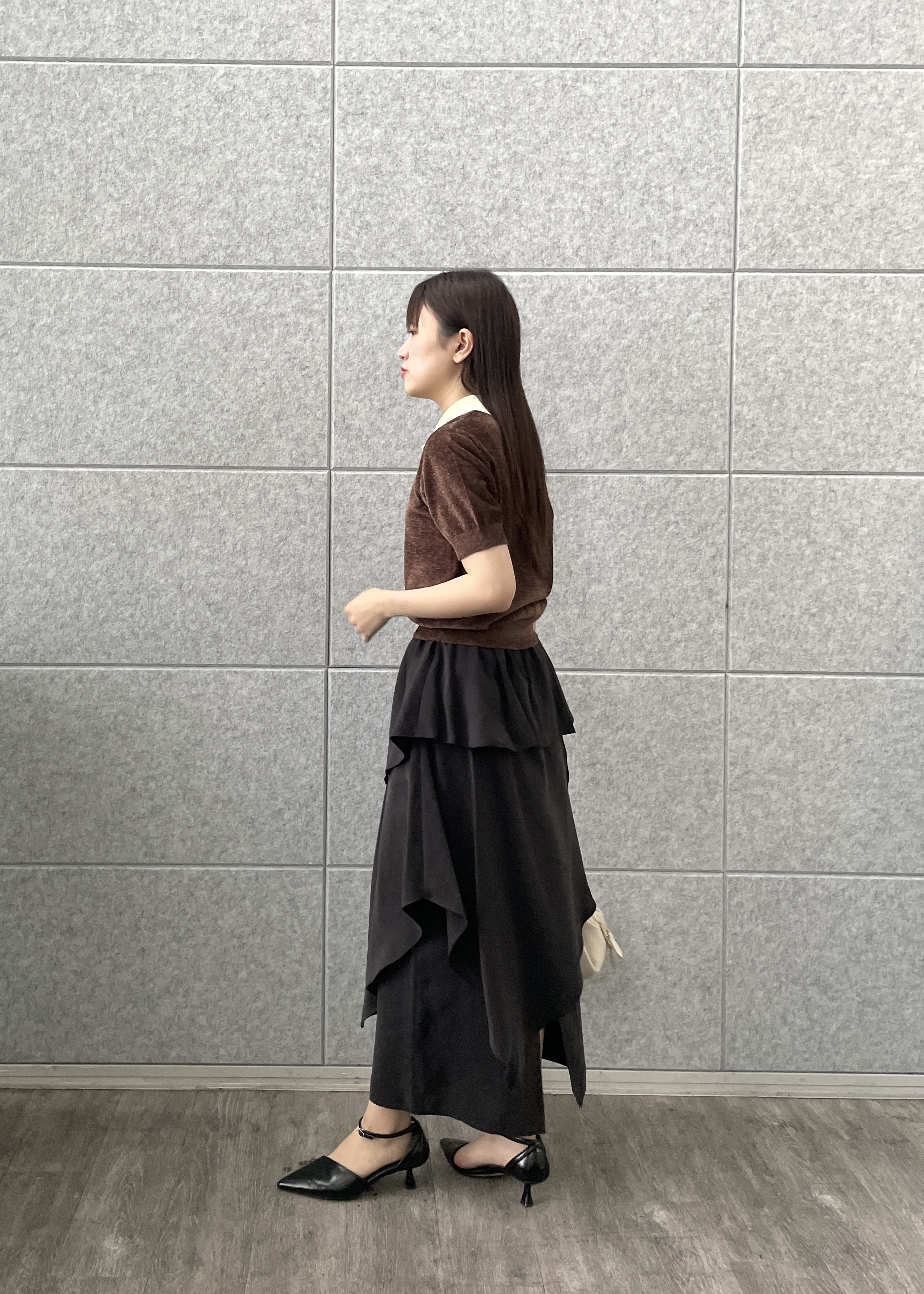 Renoさんの「INDIVI｜メタルペンダントネックレス」を使ったコーディネート