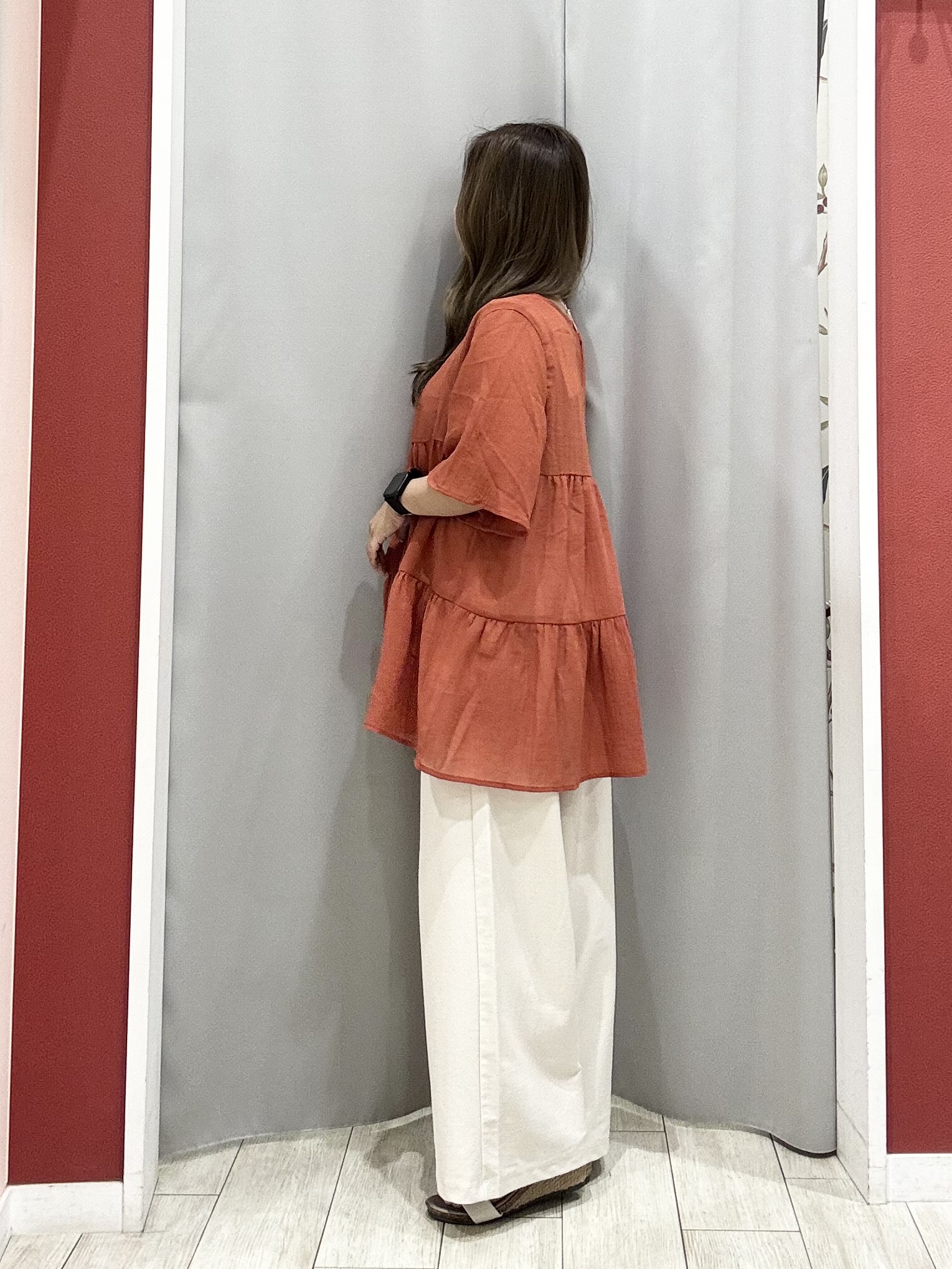 shioさんの「SHOO･LA･RUE｜ワッシャーティアードブラウス」を使ったコーディネート