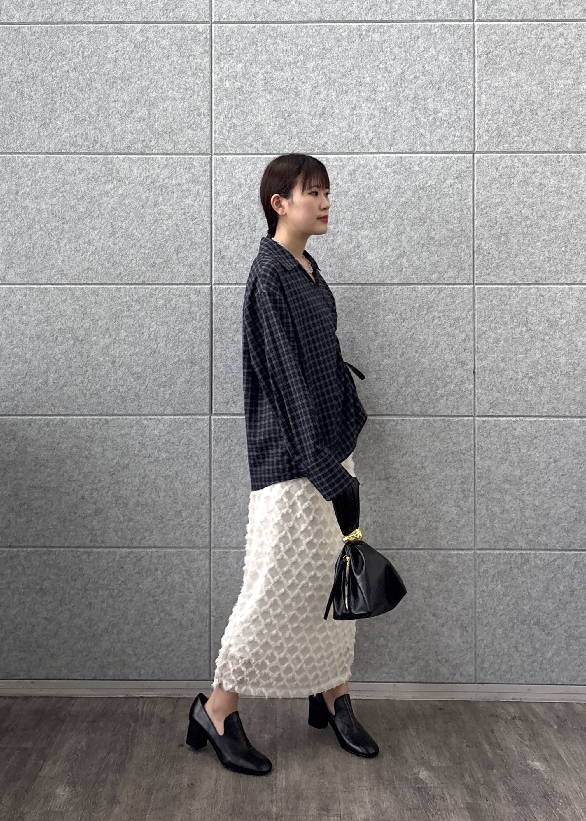 Renoさんの「INDIVI｜メタルペンダントネックレス」を使ったコーディネート
