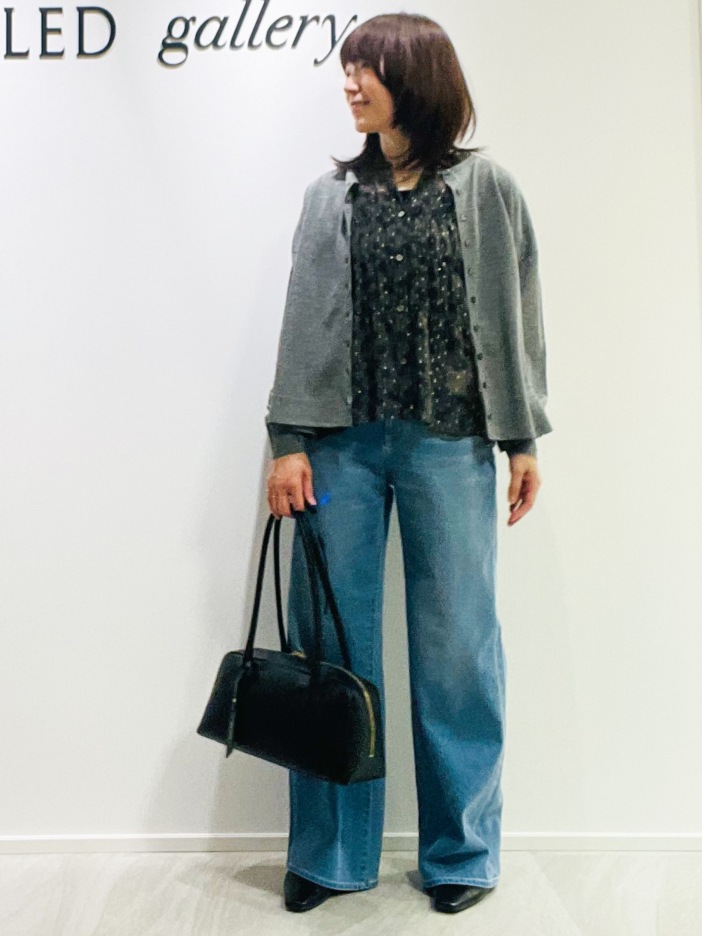 めいさんの「UNTITLED｜ヴィンテージドットブラウス」を使ったコーディネート