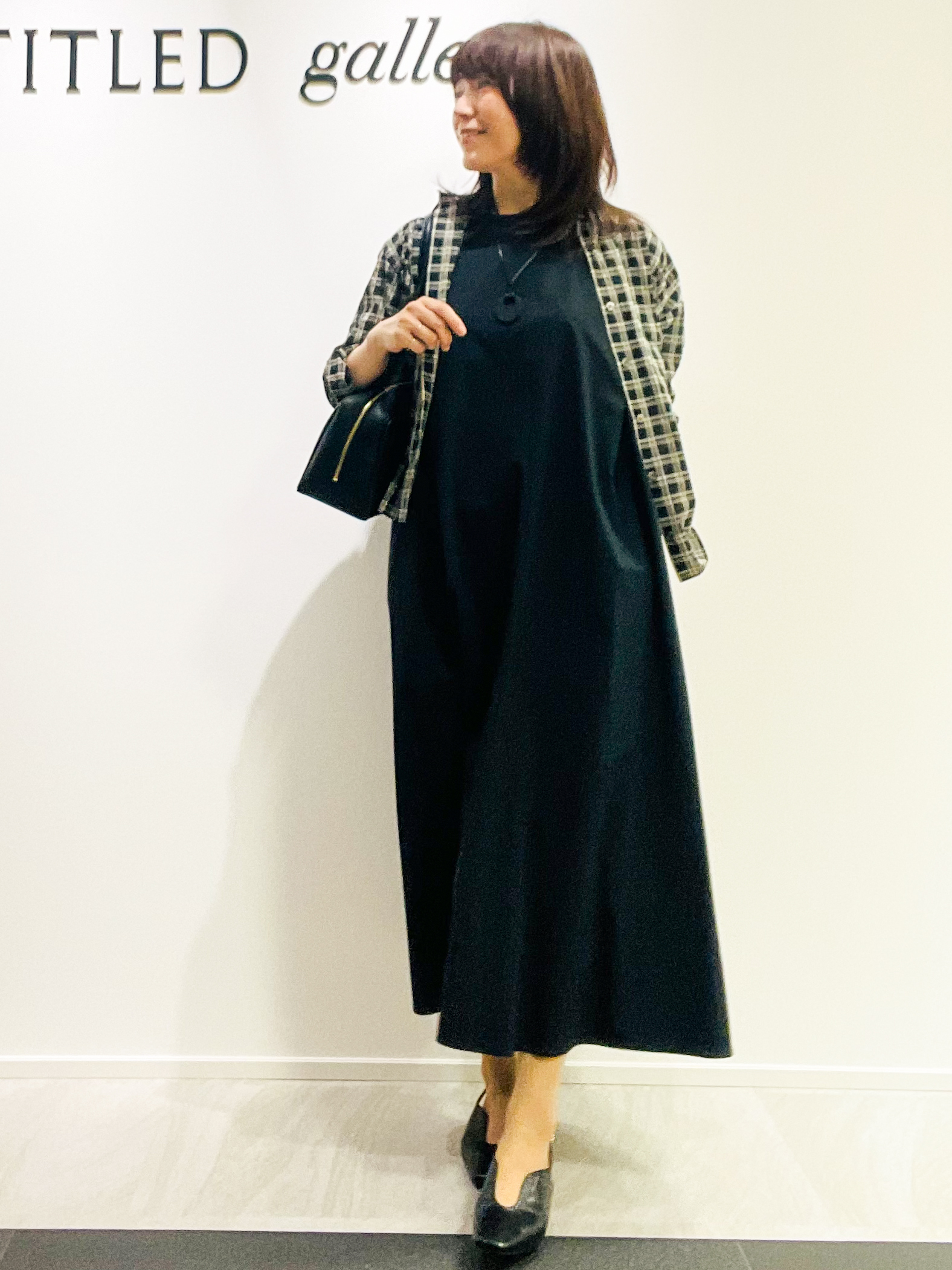 めいさんの「UNTITLED｜シアーチェックシャツブラウス」を使ったコーディネート