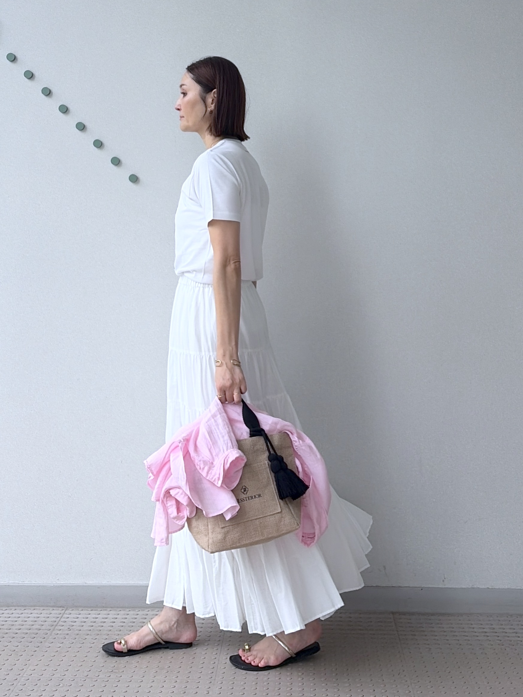 yoshikadoさんの「DRESSTERIOR｜【別注】マリリンモンロー/モノトーンプリントTシャツ」を使ったコーディネート