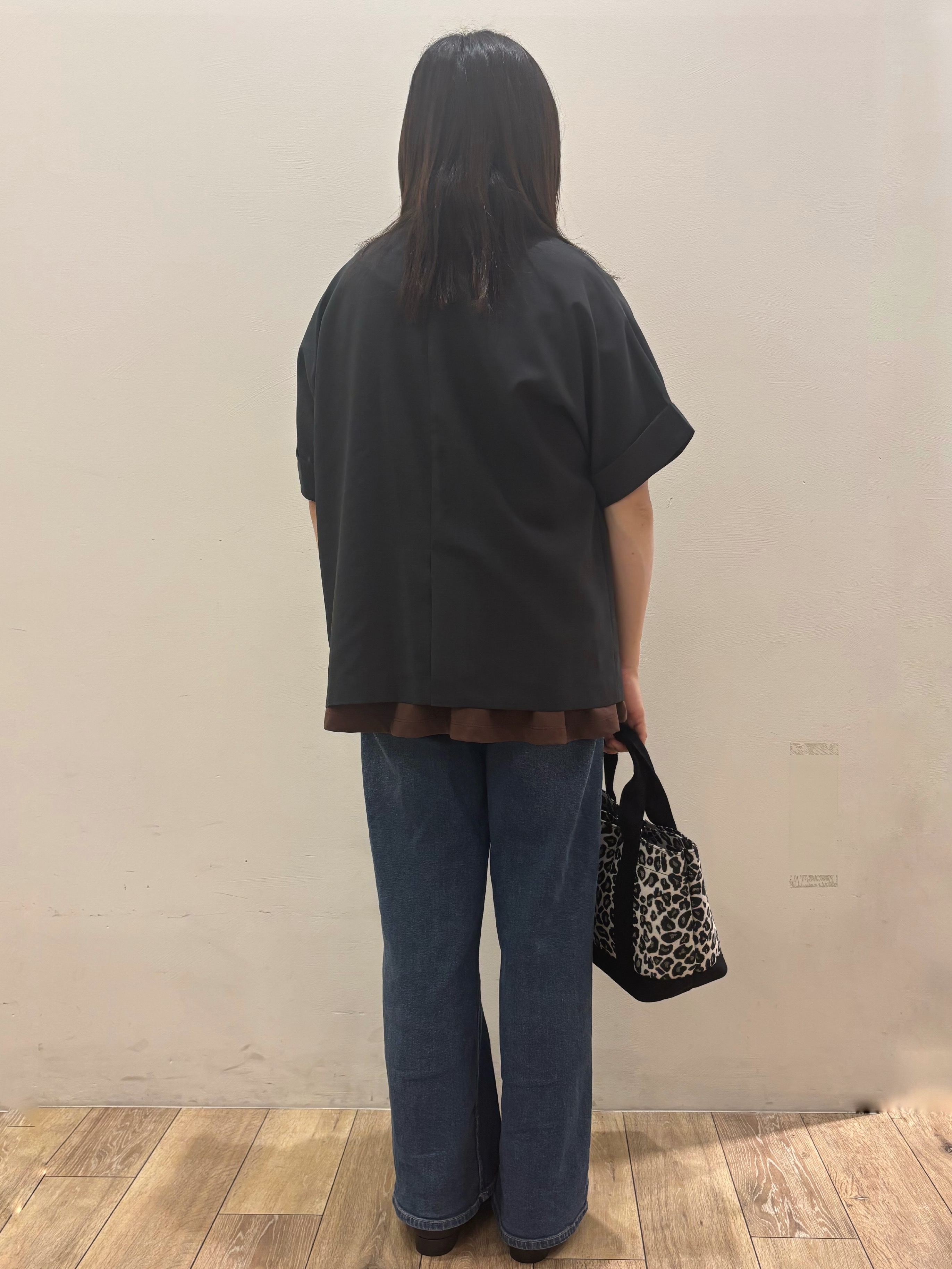 りょうさんの「OPAQUE.CLIP｜【接触冷感／吸水速乾／通気性】リネンライクジャケット《防シワ／洗濯機OK》」を使ったコーディネート