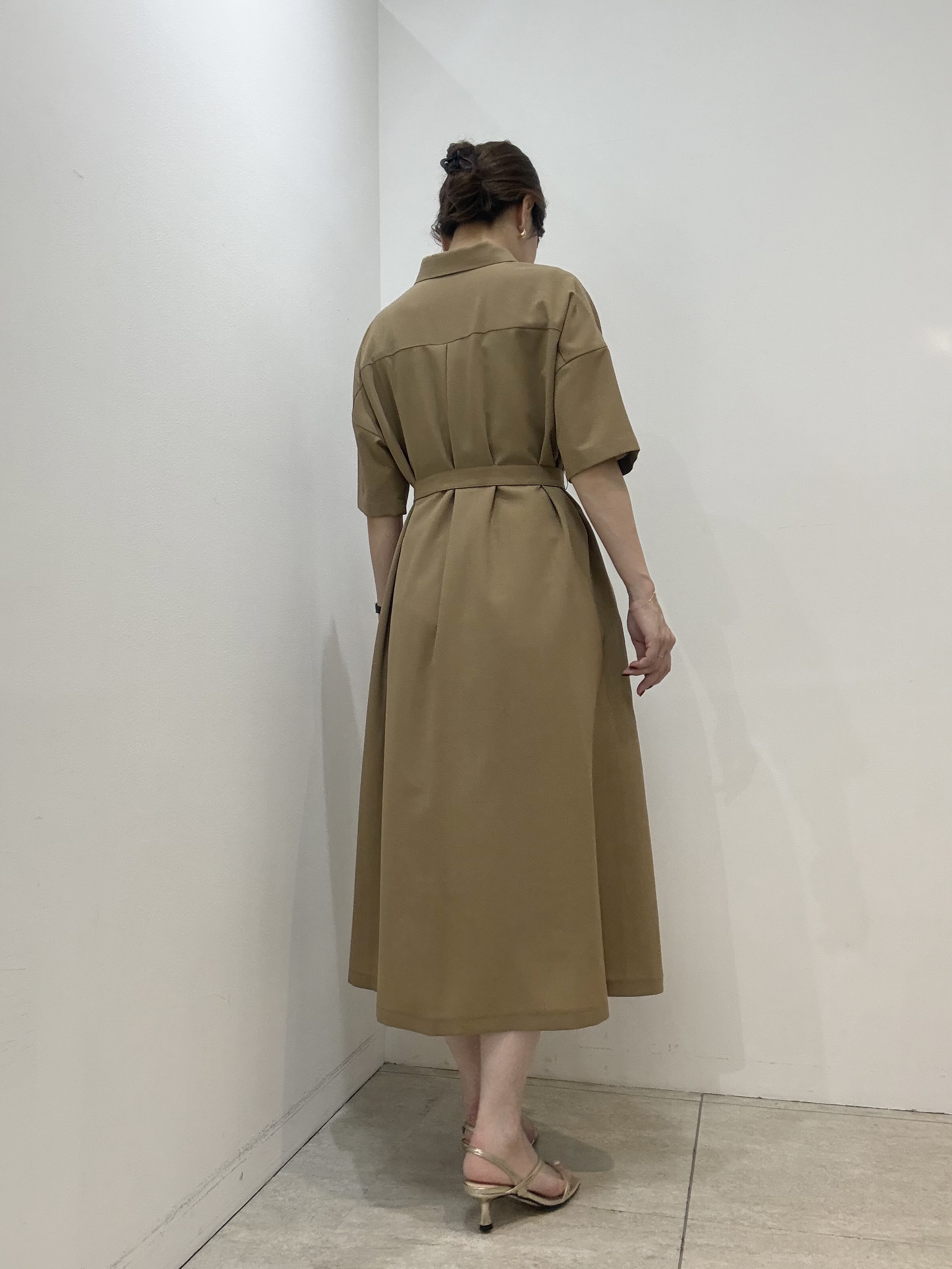 かなえさんの「UNTITLED｜【UVカット/接触冷感/通気性】エアリークールワンピース」を使ったコーディネート