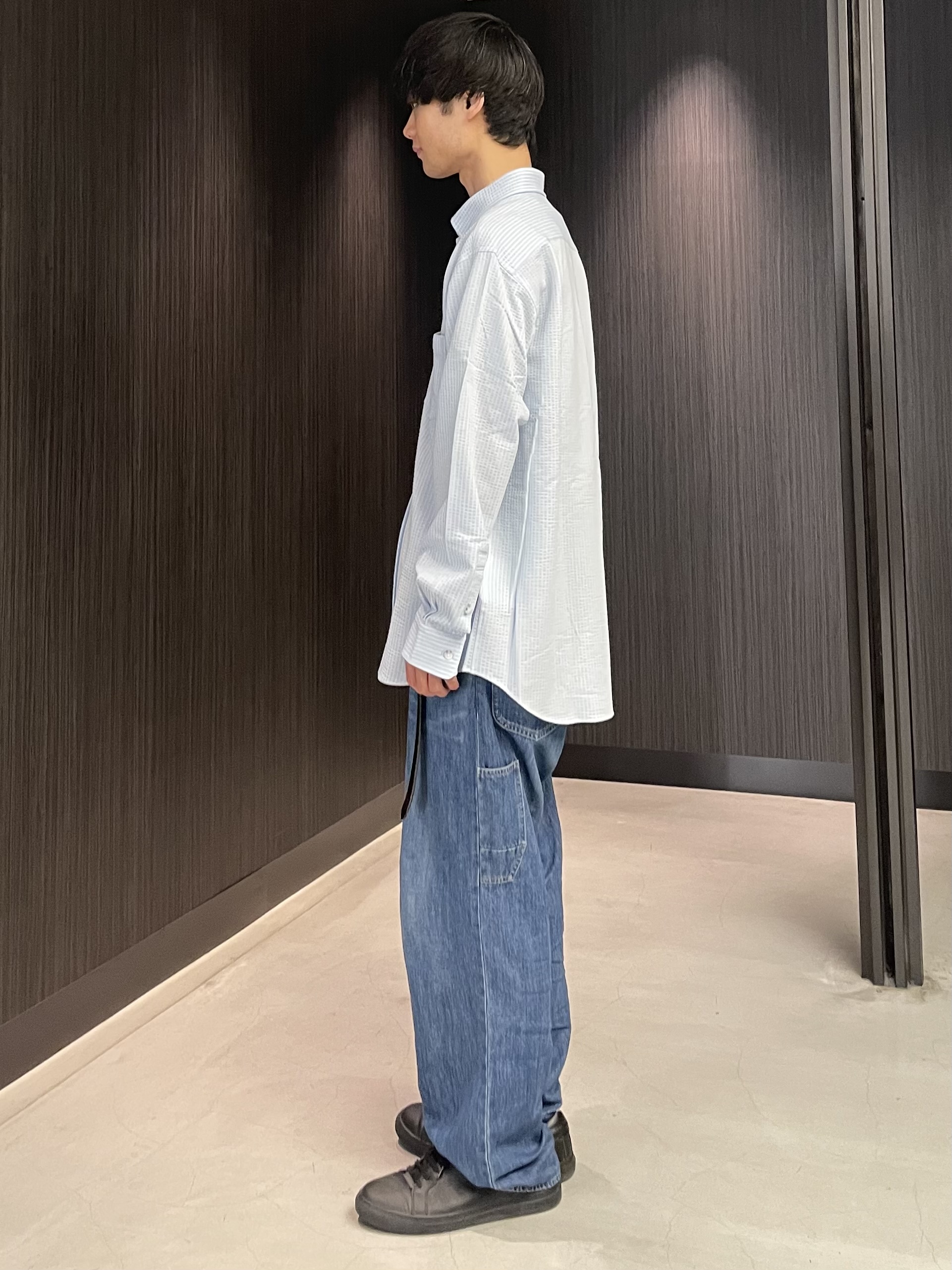 Okdさんの「TAKEO KIKUCHI｜【接触冷感】アイスクリアコットン Tシャツ」を使ったコーディネート