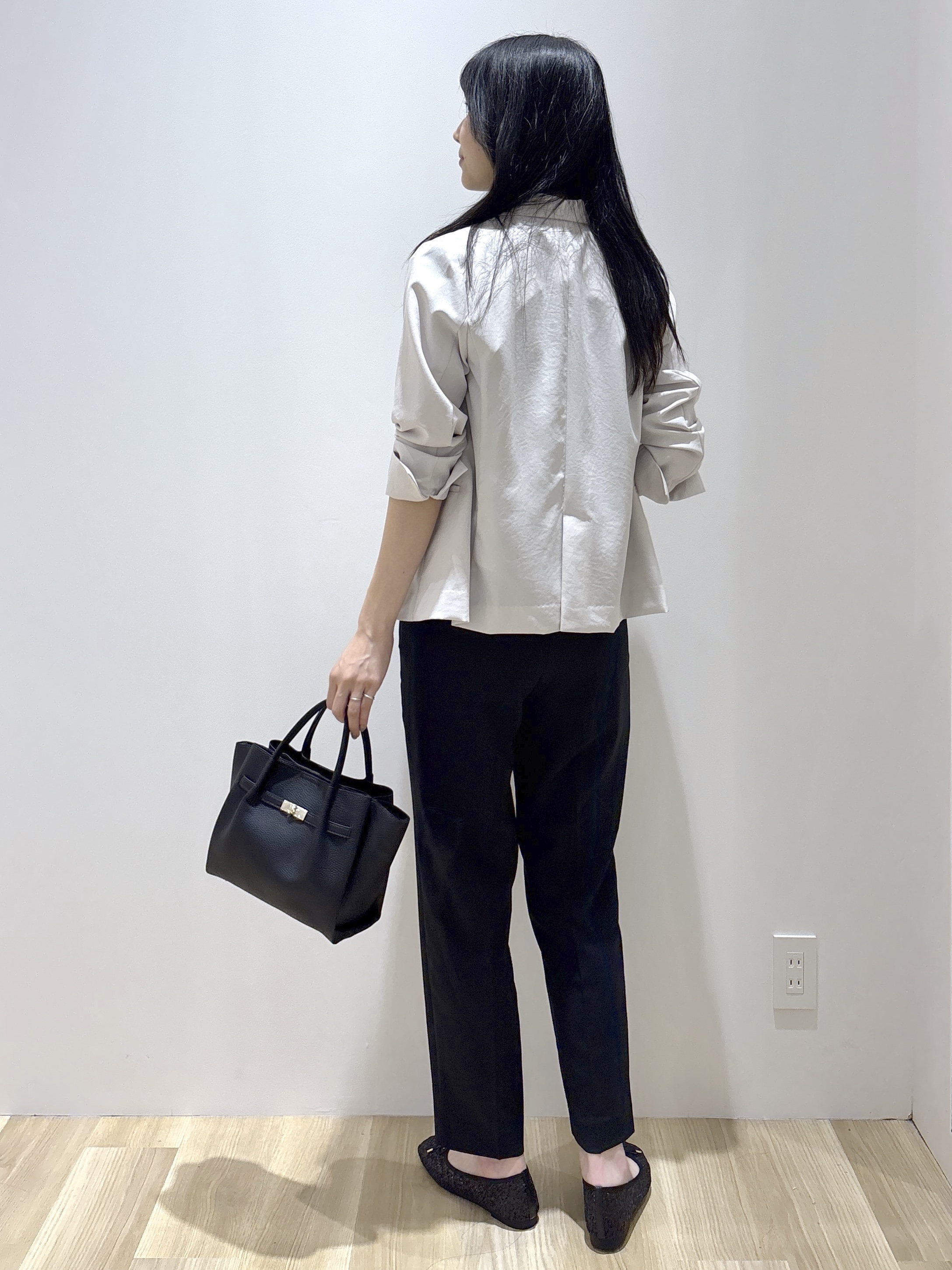 sachikoさんの「OPAQUE.CLIP｜《再入荷》ダブルブレストテーラードジャケット【接触冷感／吸水速乾／イージーアイロン／防シワ／洗濯機O」を使ったコーディネート