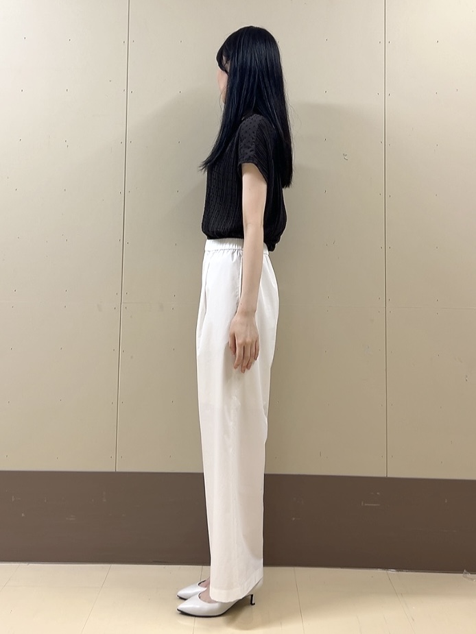 sechiさんの「UNTITLED｜◆【1枚で着映える】ドットジャガードブラウス」を使ったコーディネート