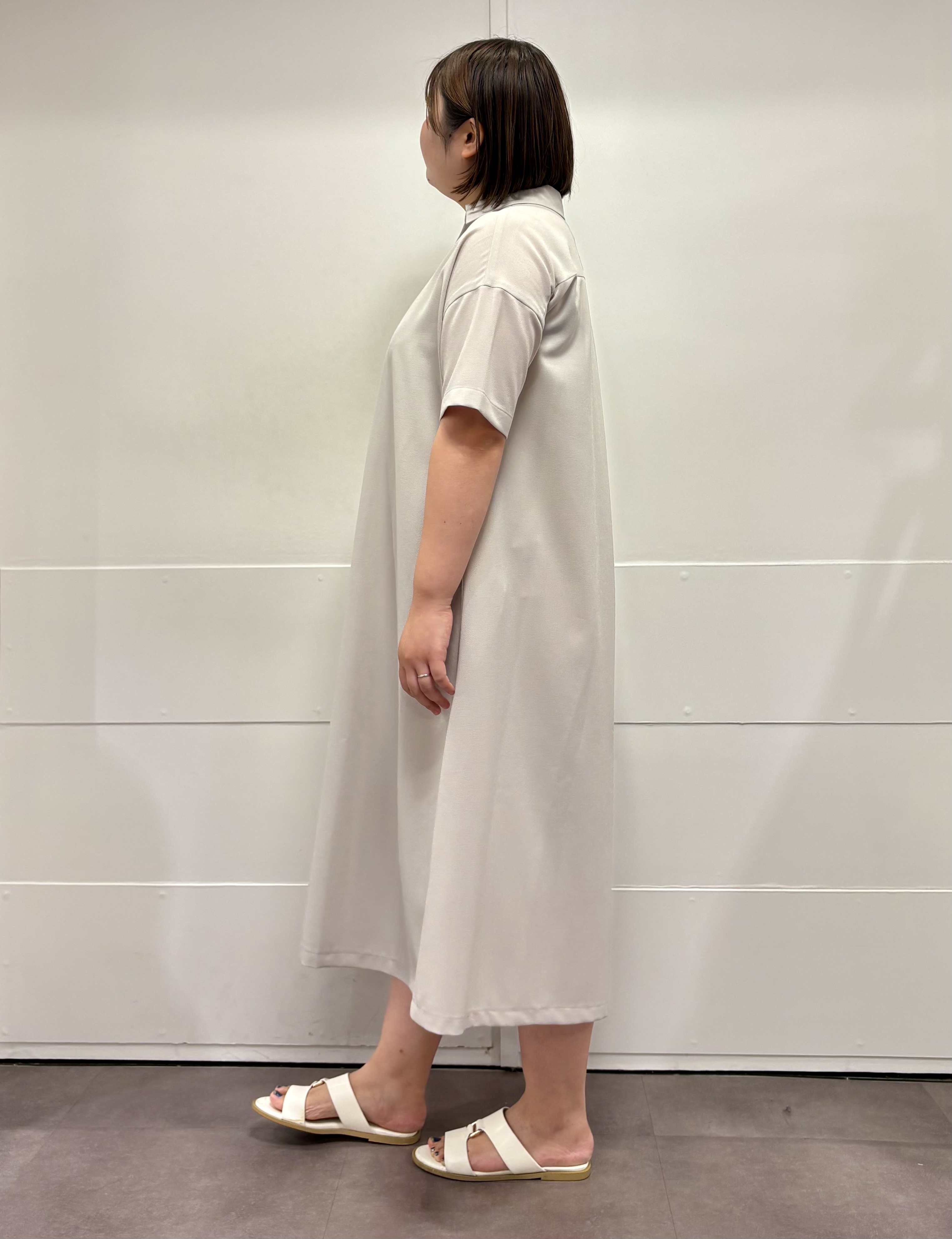 MIさんの「UNTITLED｜【UVカット/接触冷感/通気性】エアリークールワンピース」を使ったコーディネート