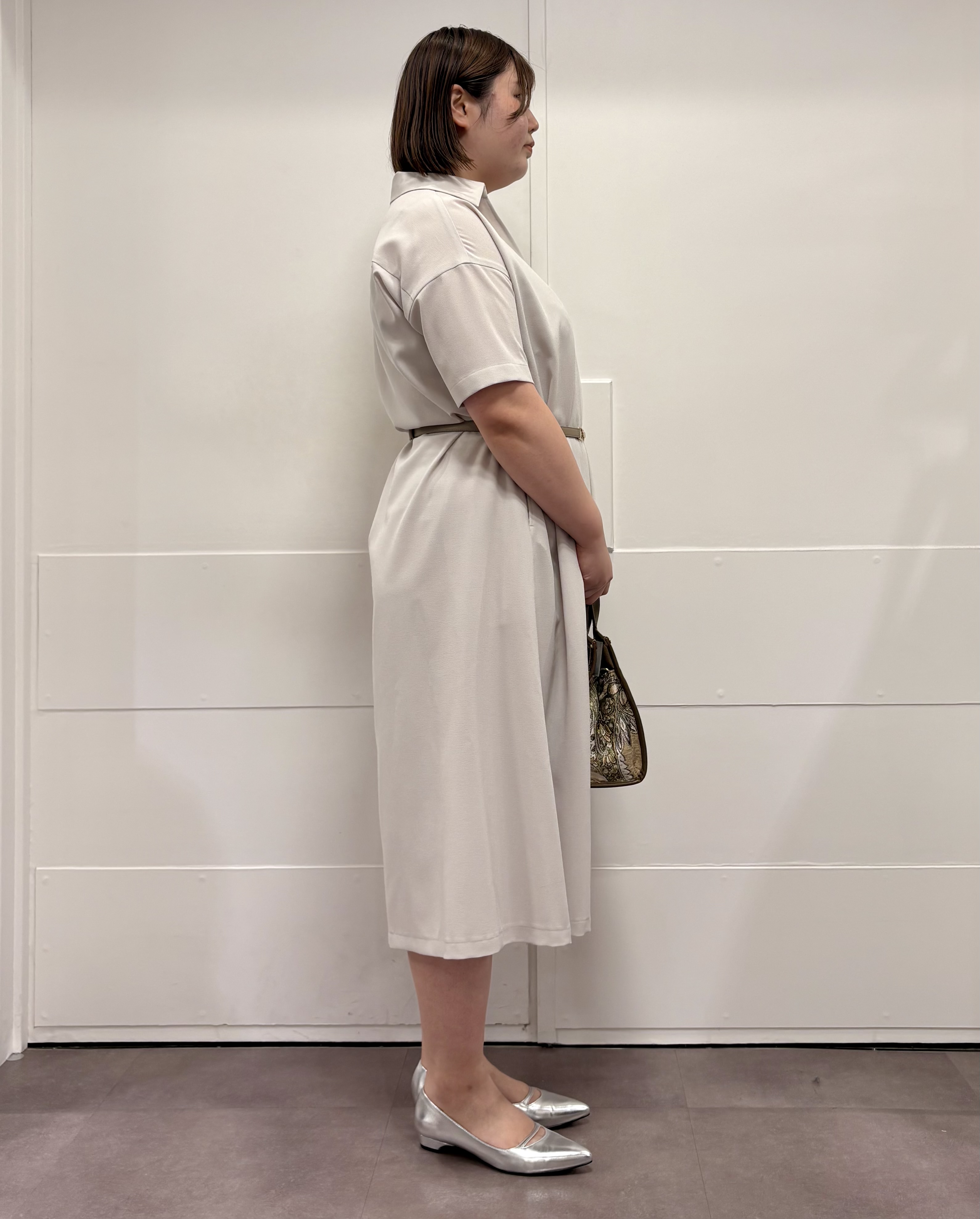 MIさんの「UNTITLED｜【UVカット/接触冷感/通気性】エアリークールワンピース」を使ったコーディネート