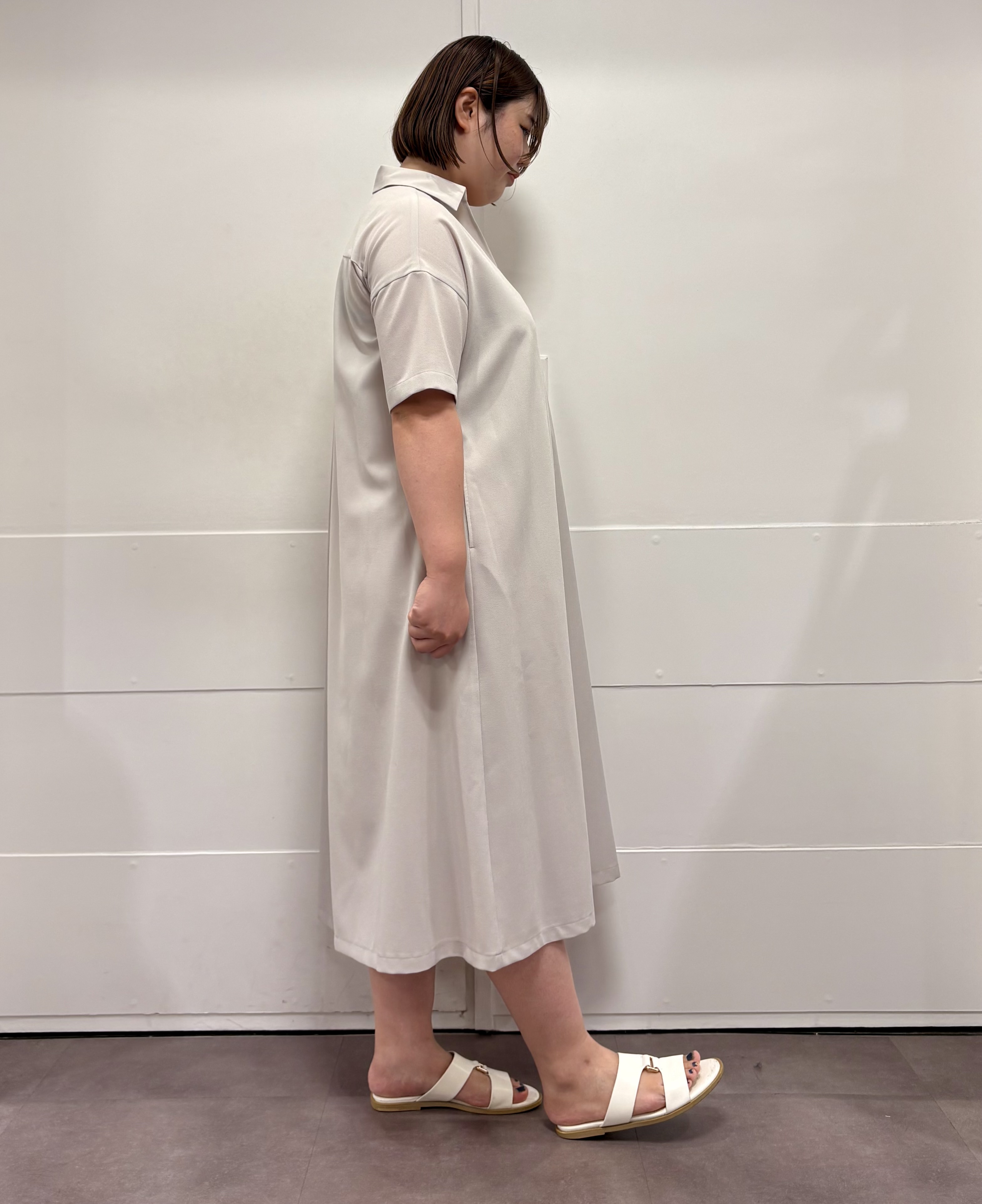 MIさんの「UNTITLED｜【UVカット/接触冷感/通気性】エアリークールワンピース」を使ったコーディネート