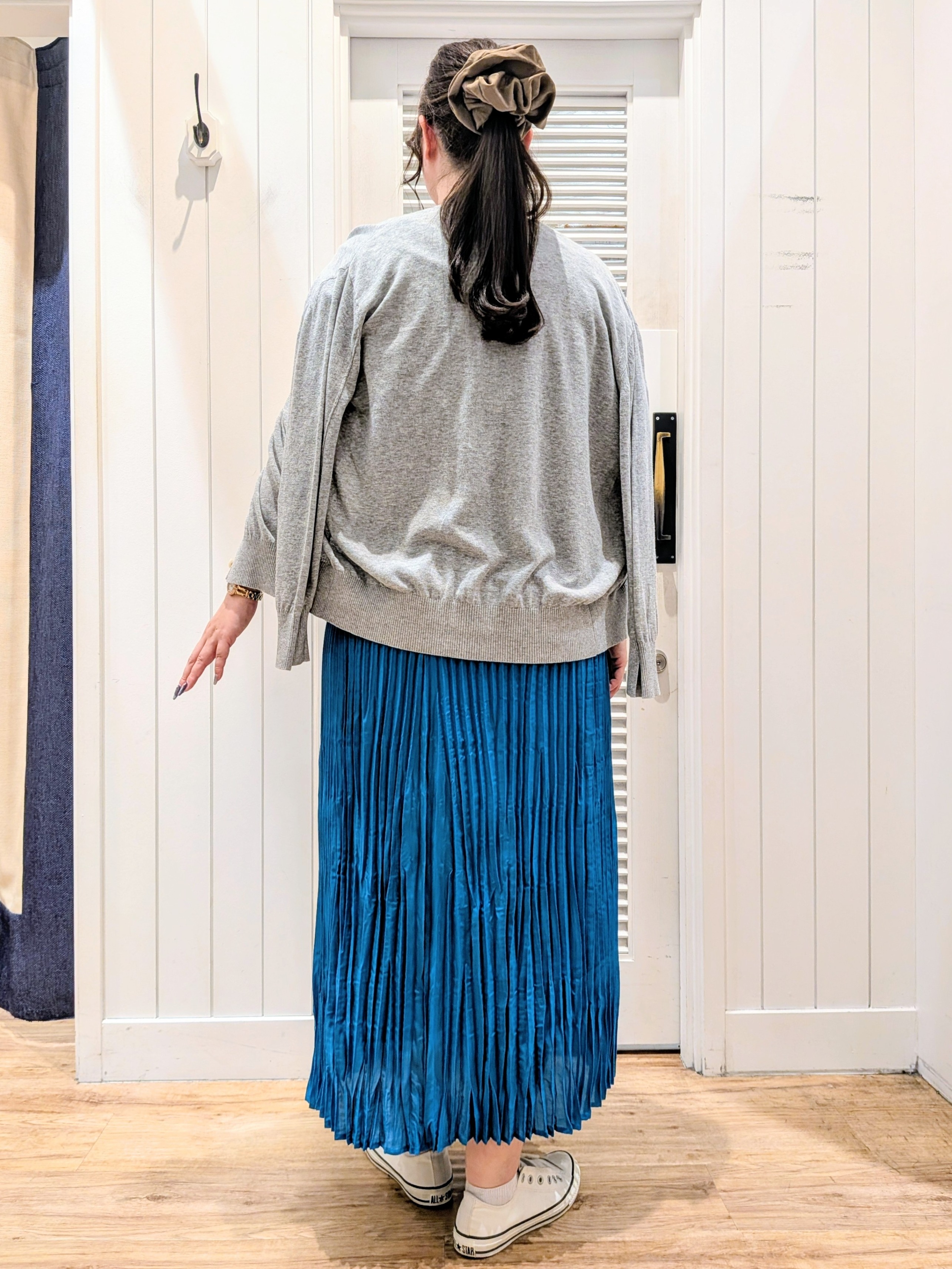 ayakaさんの「Dessin｜【9色展開/接触冷感/UVカット】ドライタッチサマーニットT」を使ったコーディネート