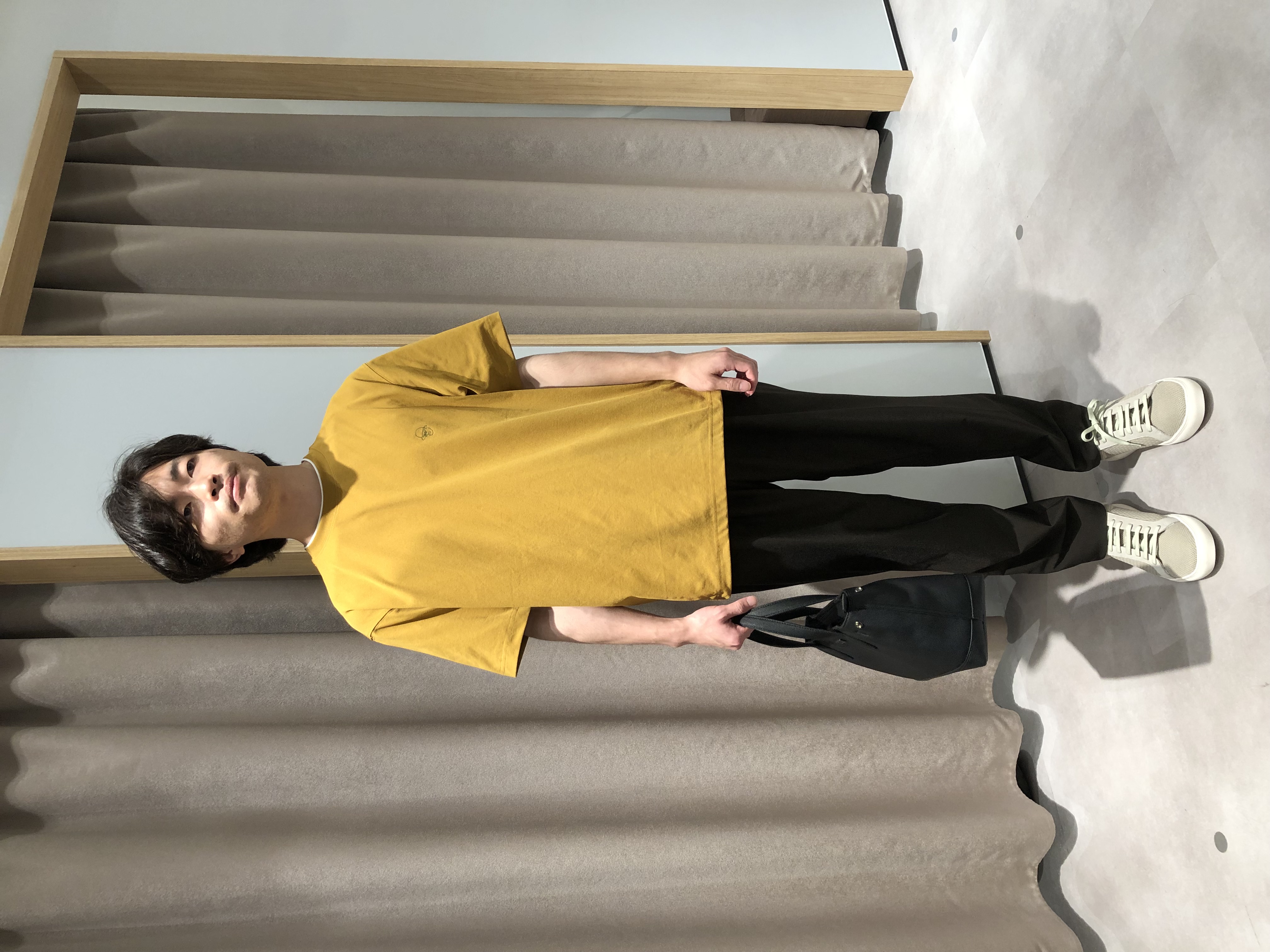 平塚郁博さんの「TAKEO KIKUCHI｜【日本製】JFP DotAir（R）リゾートプリント半袖シャツ」を使ったコーディネート