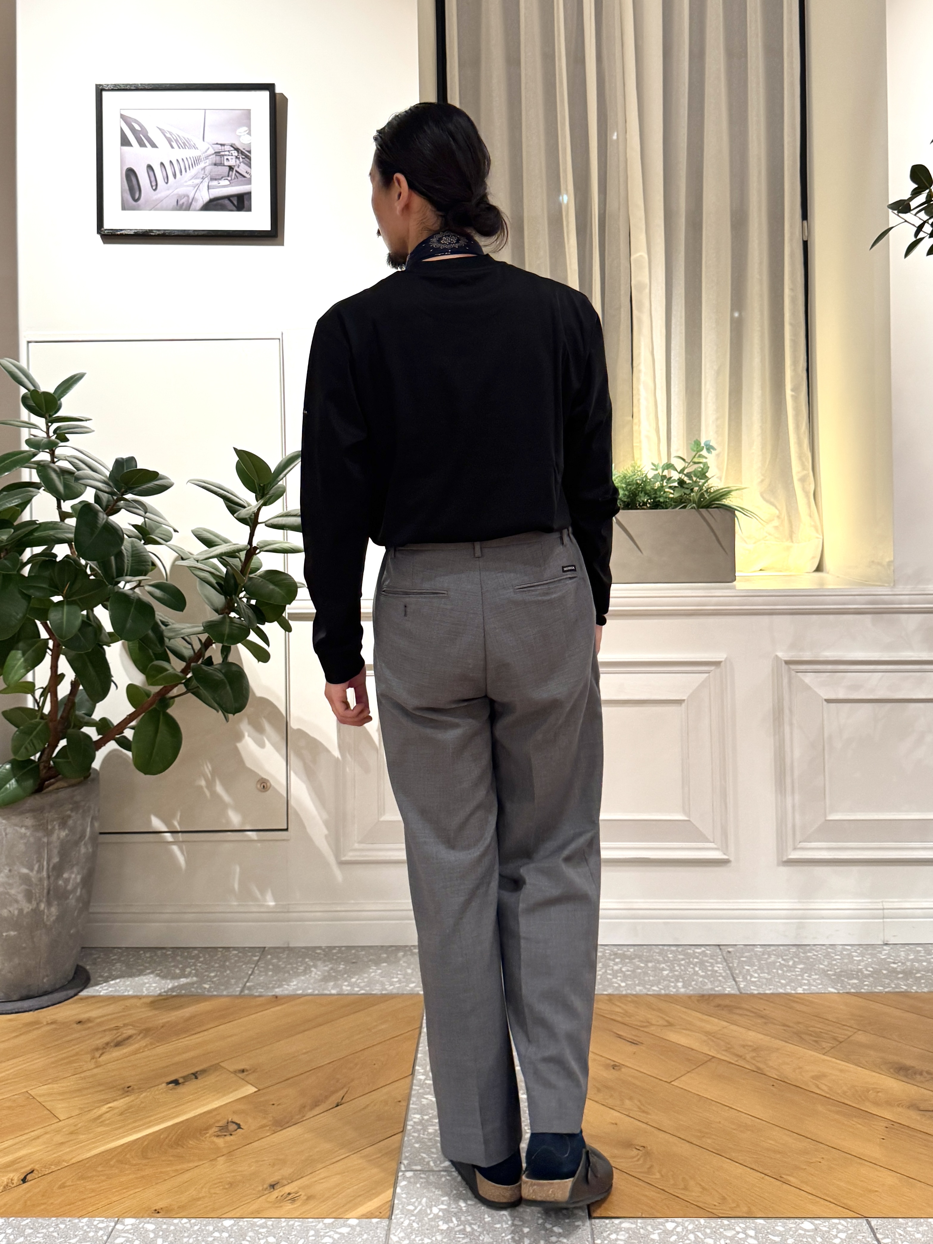 kawarataniさんの「DRESSTERIOR｜【接触冷感／抗菌防臭／消臭】ICE CLEAR COTTON クルーネックロンT」を使ったコーディネート