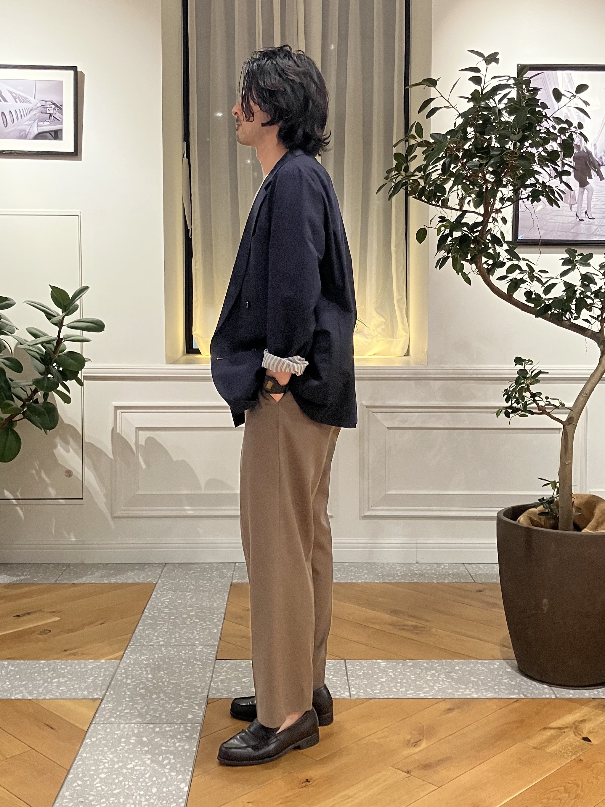 junyaさんの「DRESSTERIOR｜【セットアップ可】クールタッチ クイックドライ イージージャケット」を使ったコーディネート